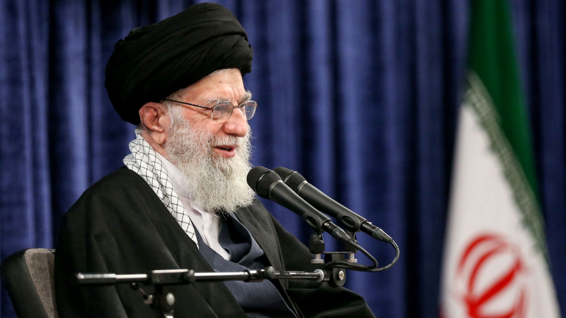 Iran's Supreme Leader Ayatollah Ali Khamenei said Israel 'must be punished and it shall be.' /Office of the Iranian Supreme Leader/West Asia News Agency/Handout via Reuters