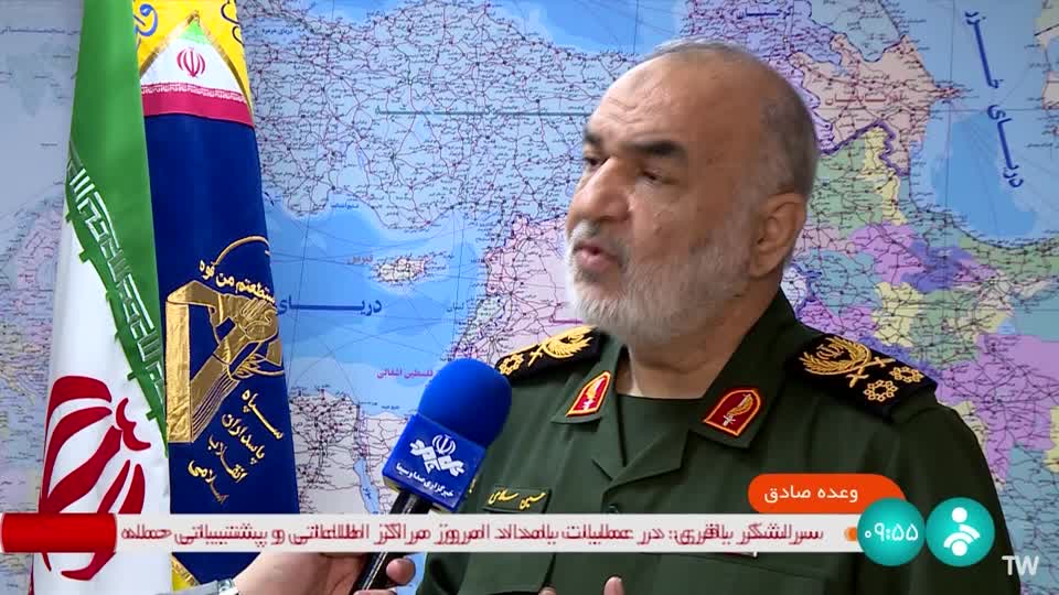 Iranian army chief of staff Major General Mohammad Bagheri. /Wana via pool/Reuters