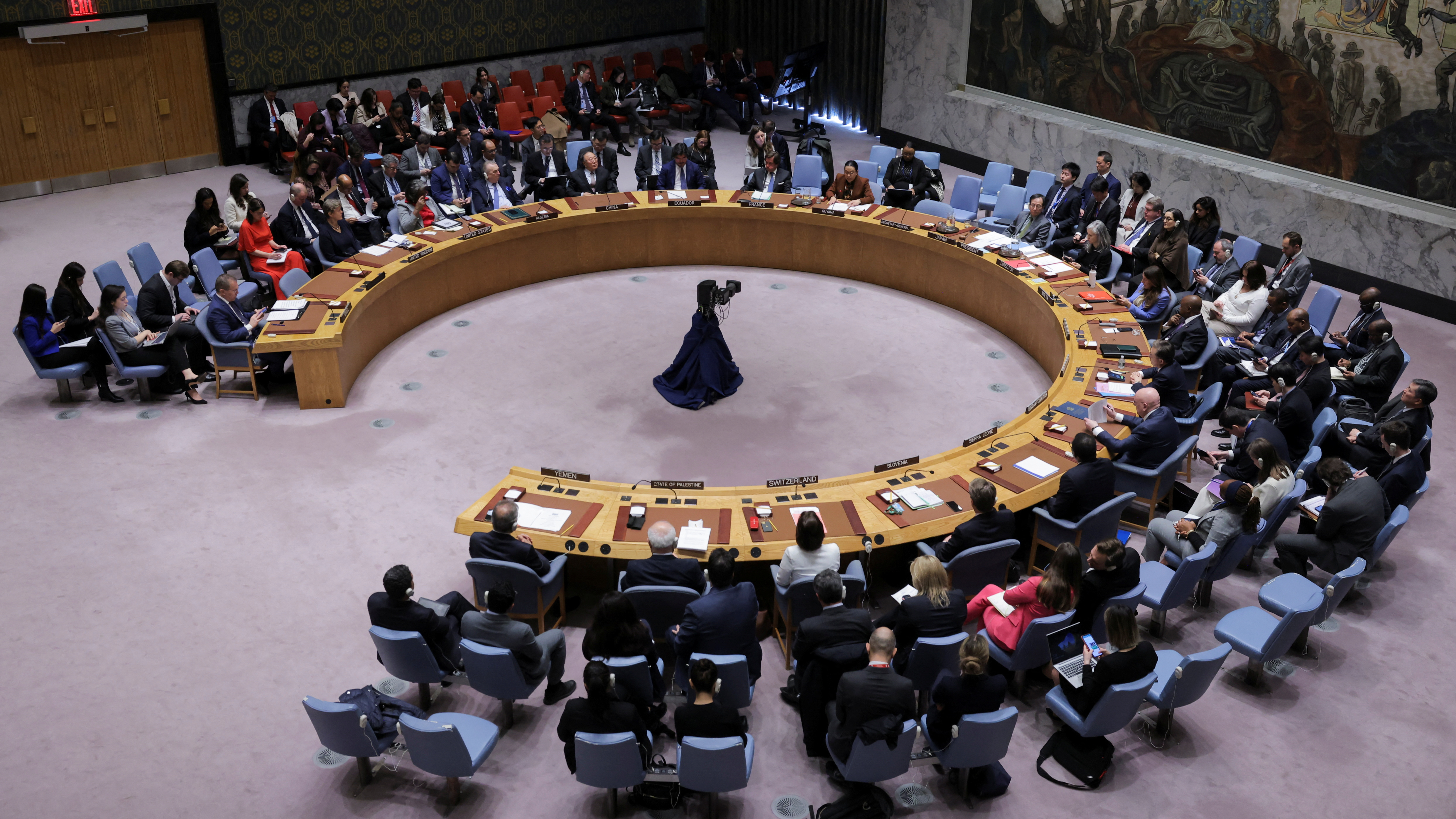 The UN Security Council will meet later on Sunday. /Andrew Kelly/Reuters