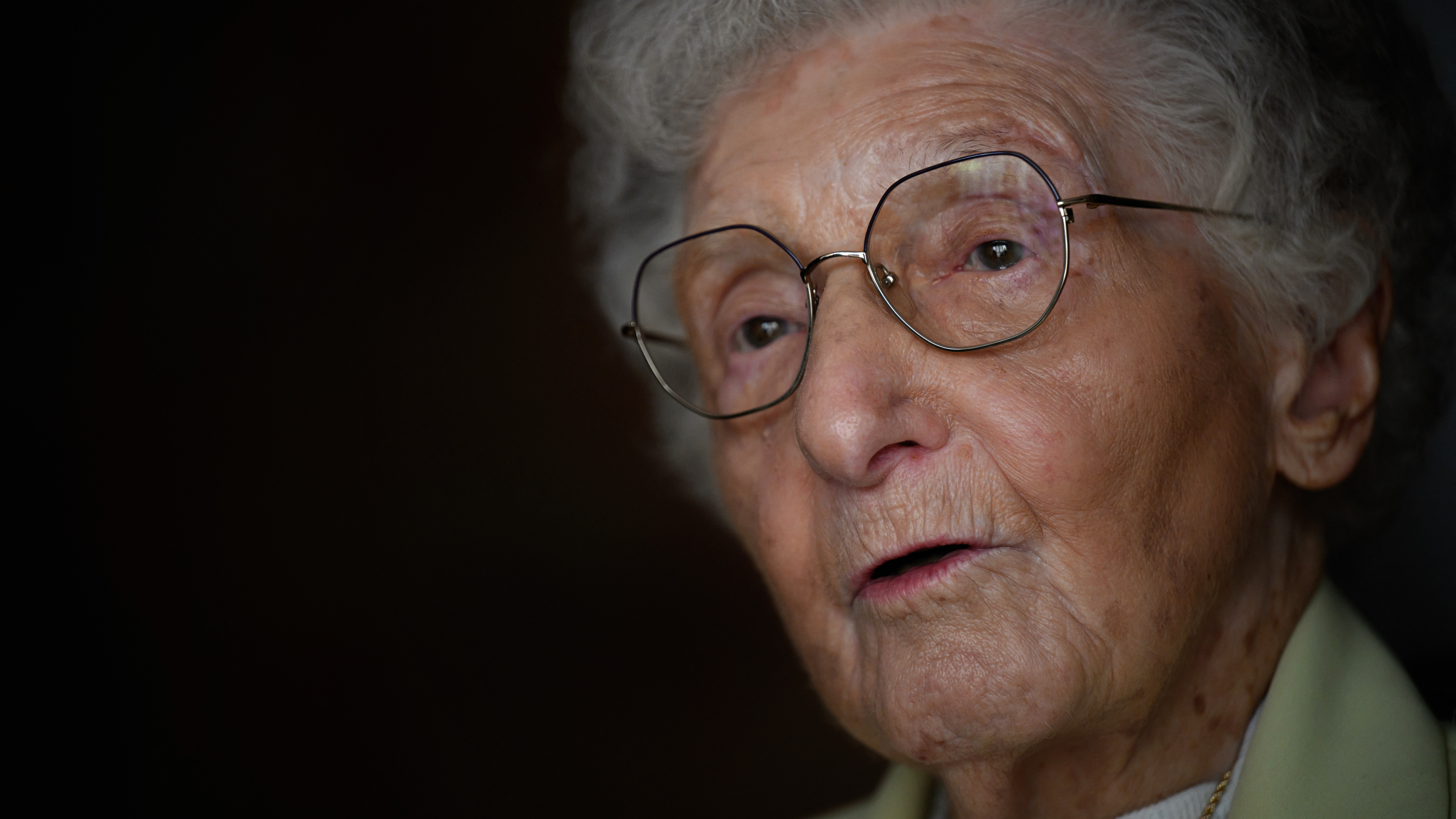 Melanie Berger-Volle, 102, will carry the Olympic torch later this year. /AFP