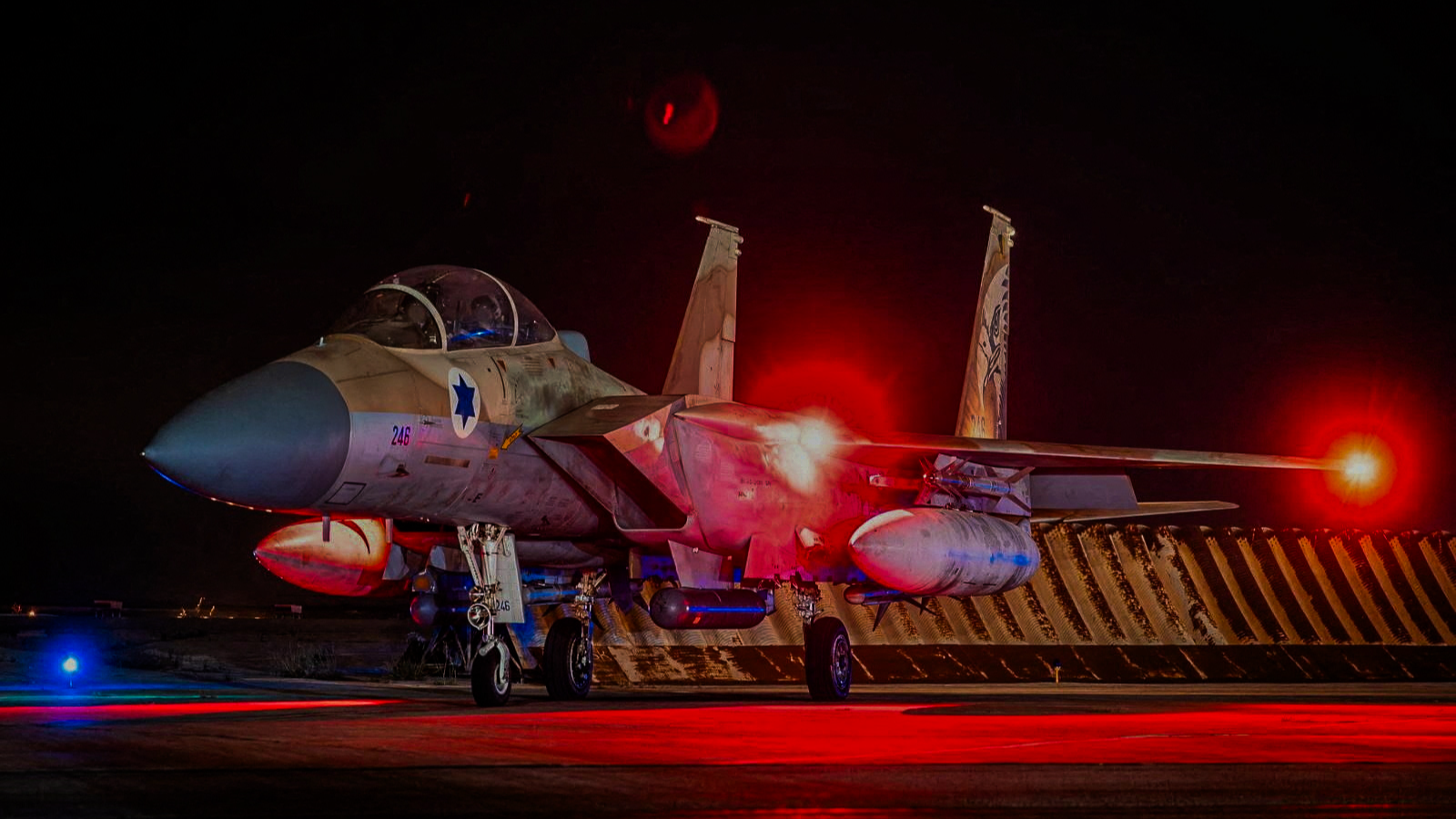 IAF F-15 seen on base following intercept mission /IDF /REUTERS