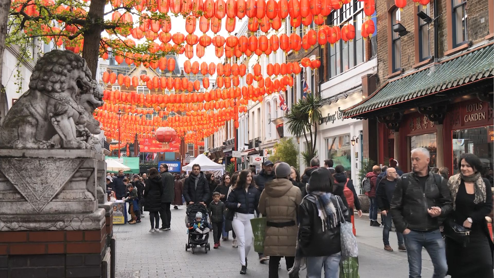 London's Chinatown celebrates Chinese cuisine. /CGTN