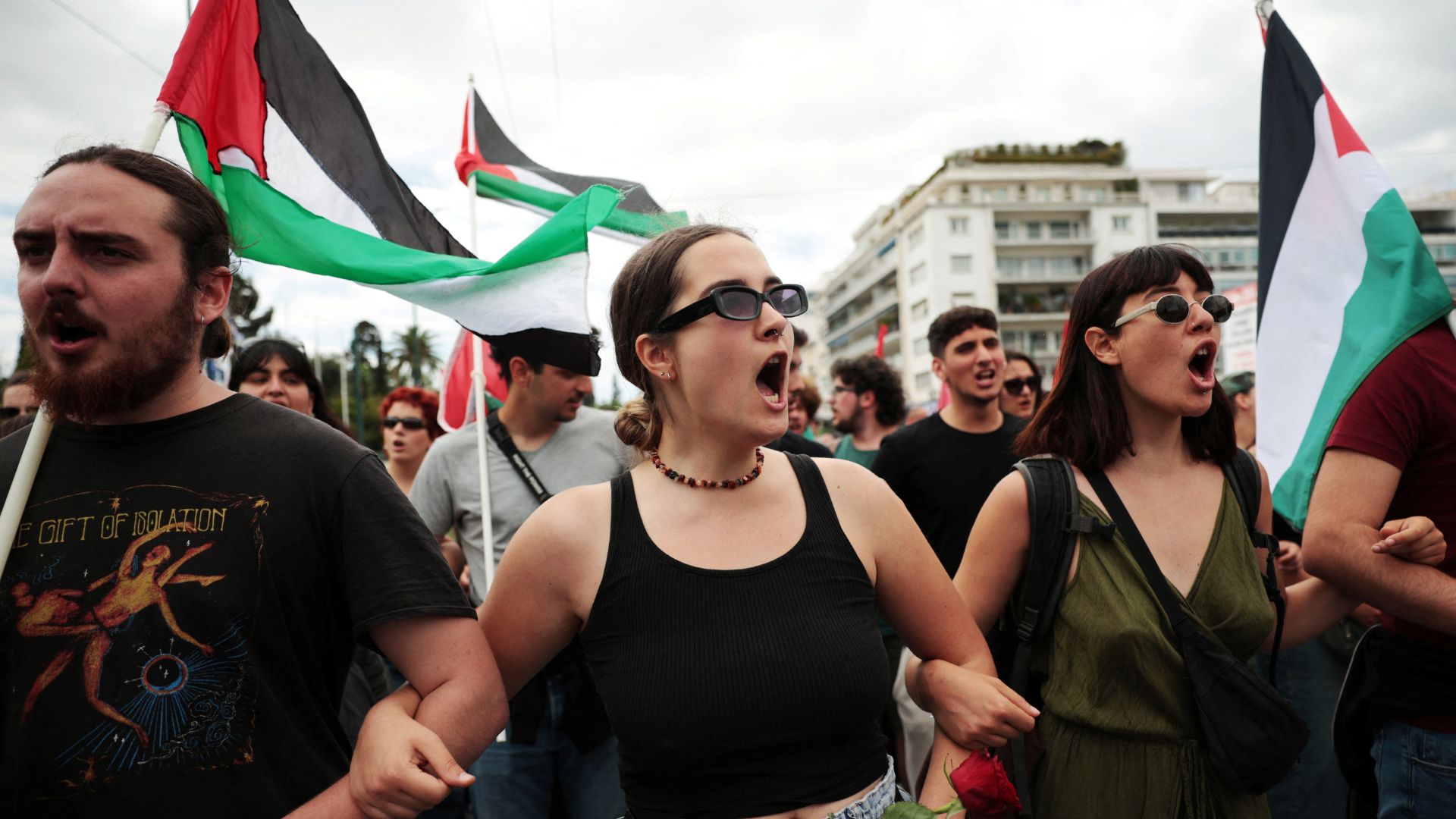 Gaza war, inflation and unemployment dominate Athens May Day protests