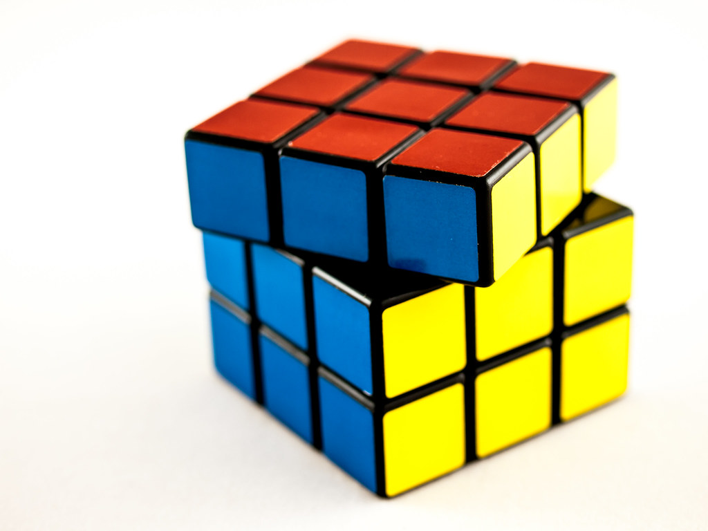 There are more than 43 quintillion ways of solving the Rubik's puzzle. /William Warby/Flickr