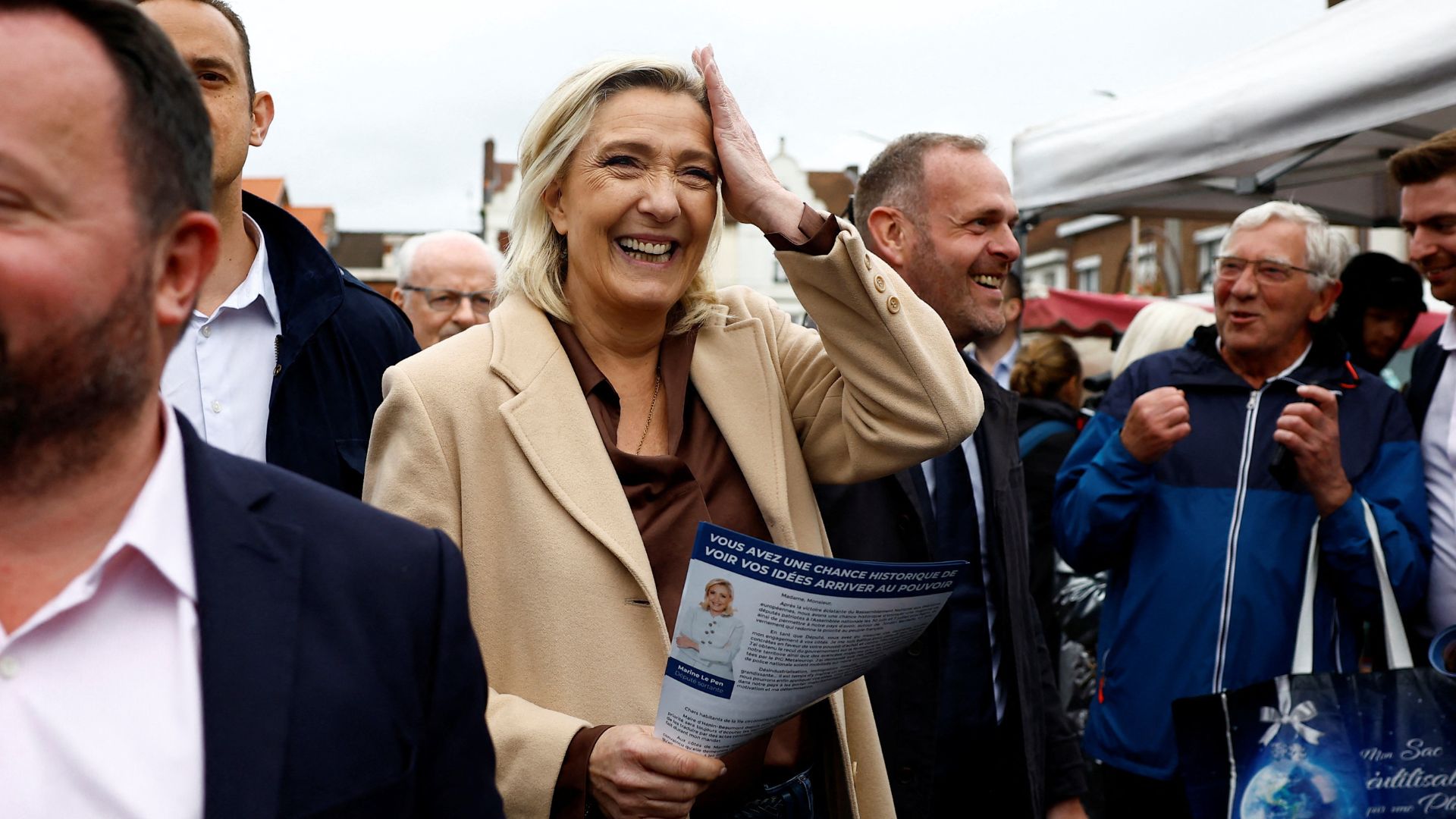 Pre-ballot surveys in France show the far-right winning the greatest number of seats in the National Assembly. /Reuters
