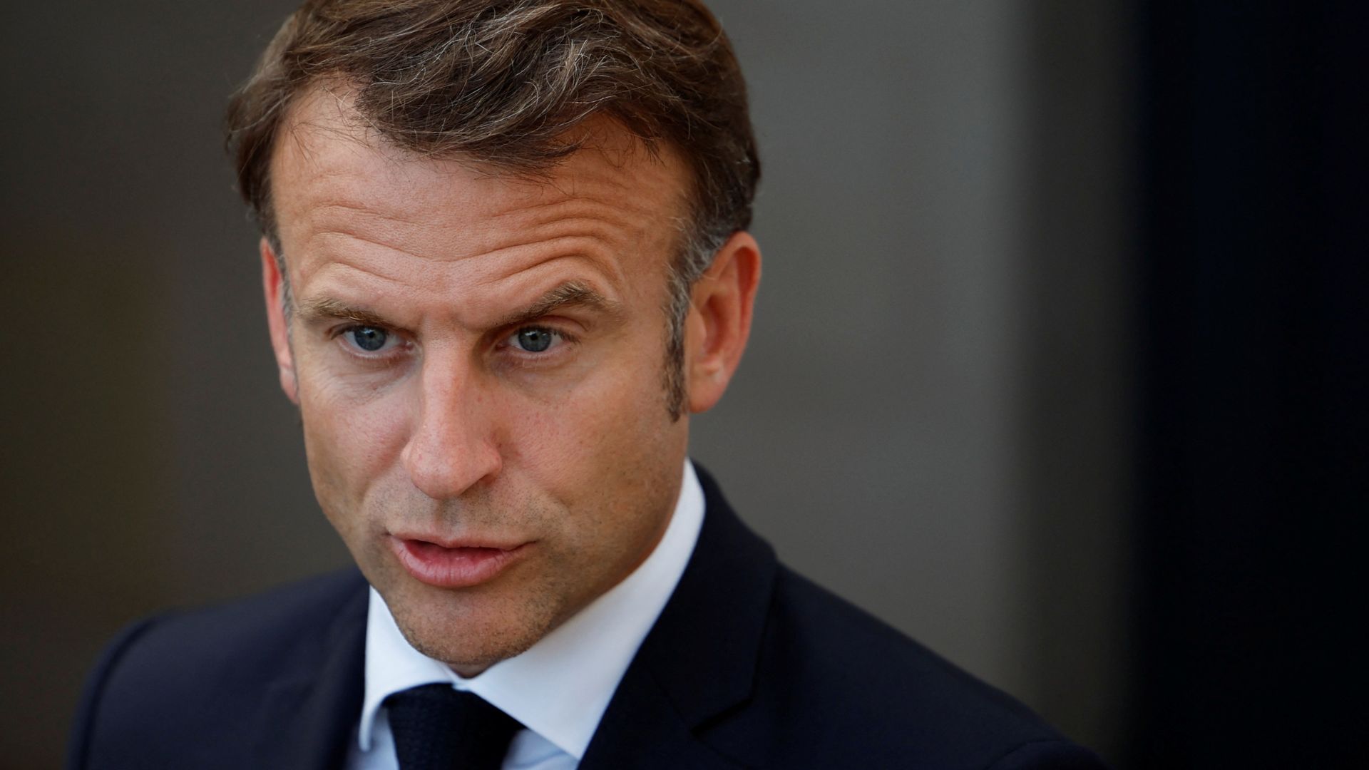 French President Emmanuel Macron. /Reuters