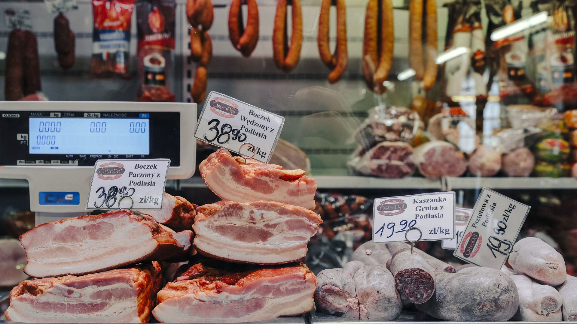 Meat is a crucial part of Poland's export business. /Damian Lemaski/Bloomberg via Getty Images