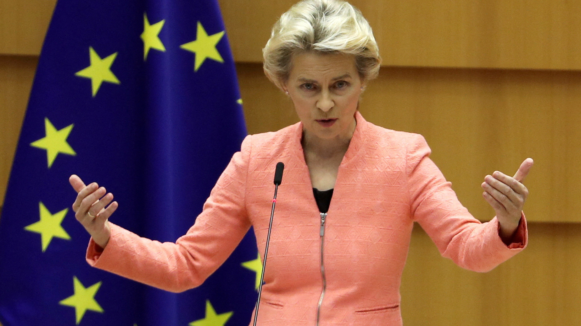 EU leaders have agreed to nominate Ursula von der Leyen for a second five-year term as president of the European Commission. /Yves Herman/Reuters