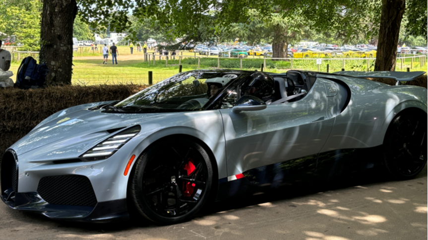 Bugatti Mistral W16 at the Goodwood Festival of Speed 2024. /CGTN