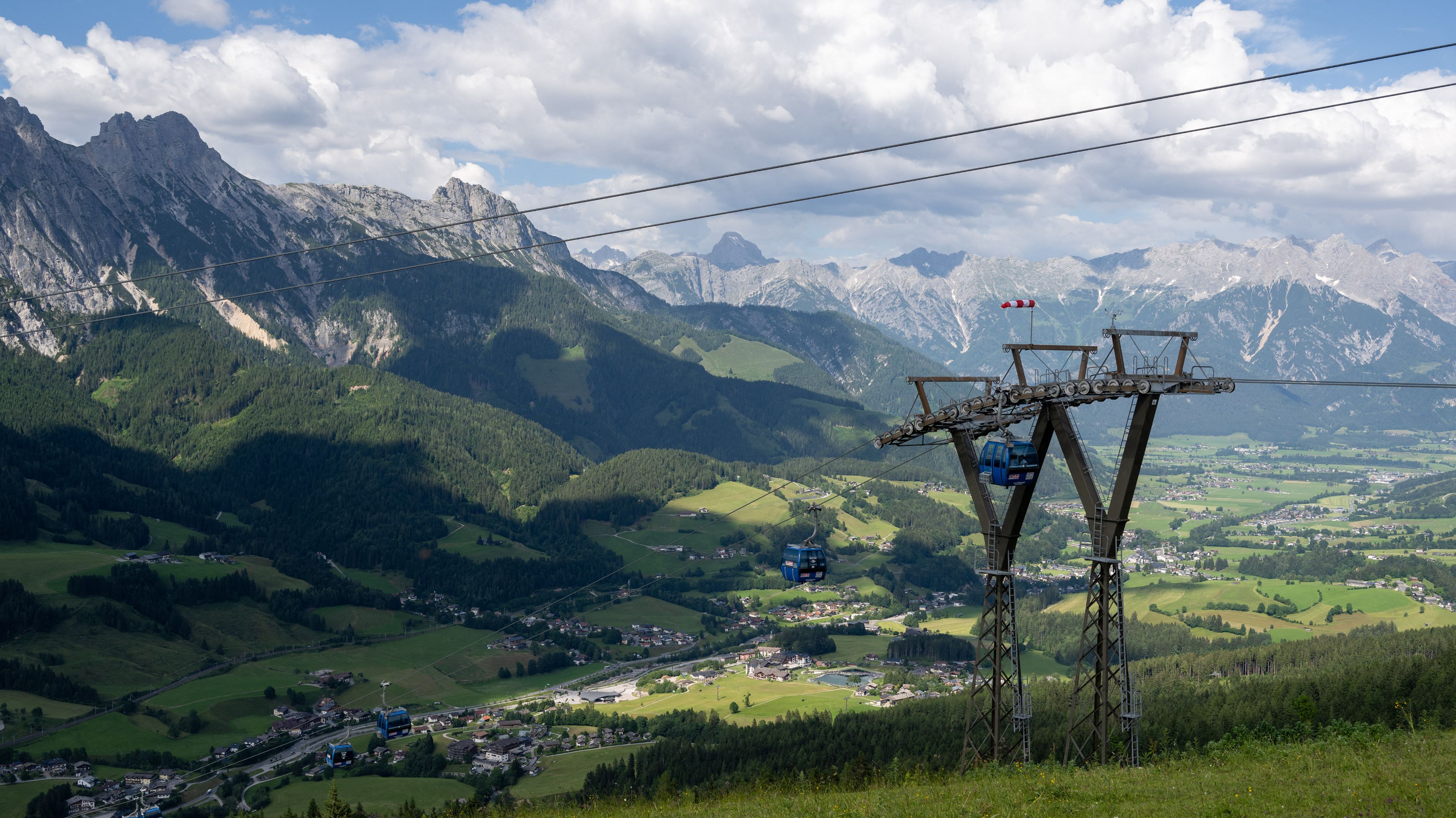 Leogang-Saalbach is one of Austria's most popular resorts. /Kerstin Joensson/AFP