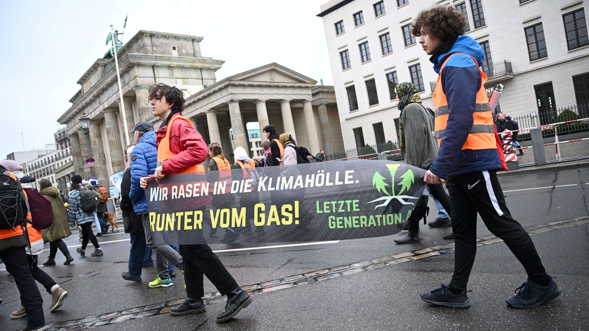 People attend a demonstration march to protest against right-wing extremism in Berlin in February. /Annegret Hilse/File/Reuters