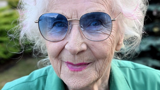 Polish activist Wirginia Szmyt, 85, also known as DJ Vika. /Sergei Gapon/AFP