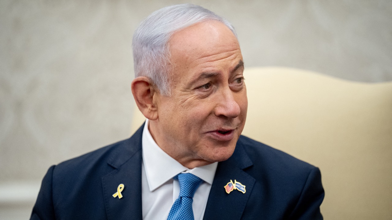 In May, the ICC's prosecutor said he had requested arrest warrants for Netanyahu, Gallant and three Hamas leaders over alleged war crimes. /Andrew Harnik/Getty Images via AFP