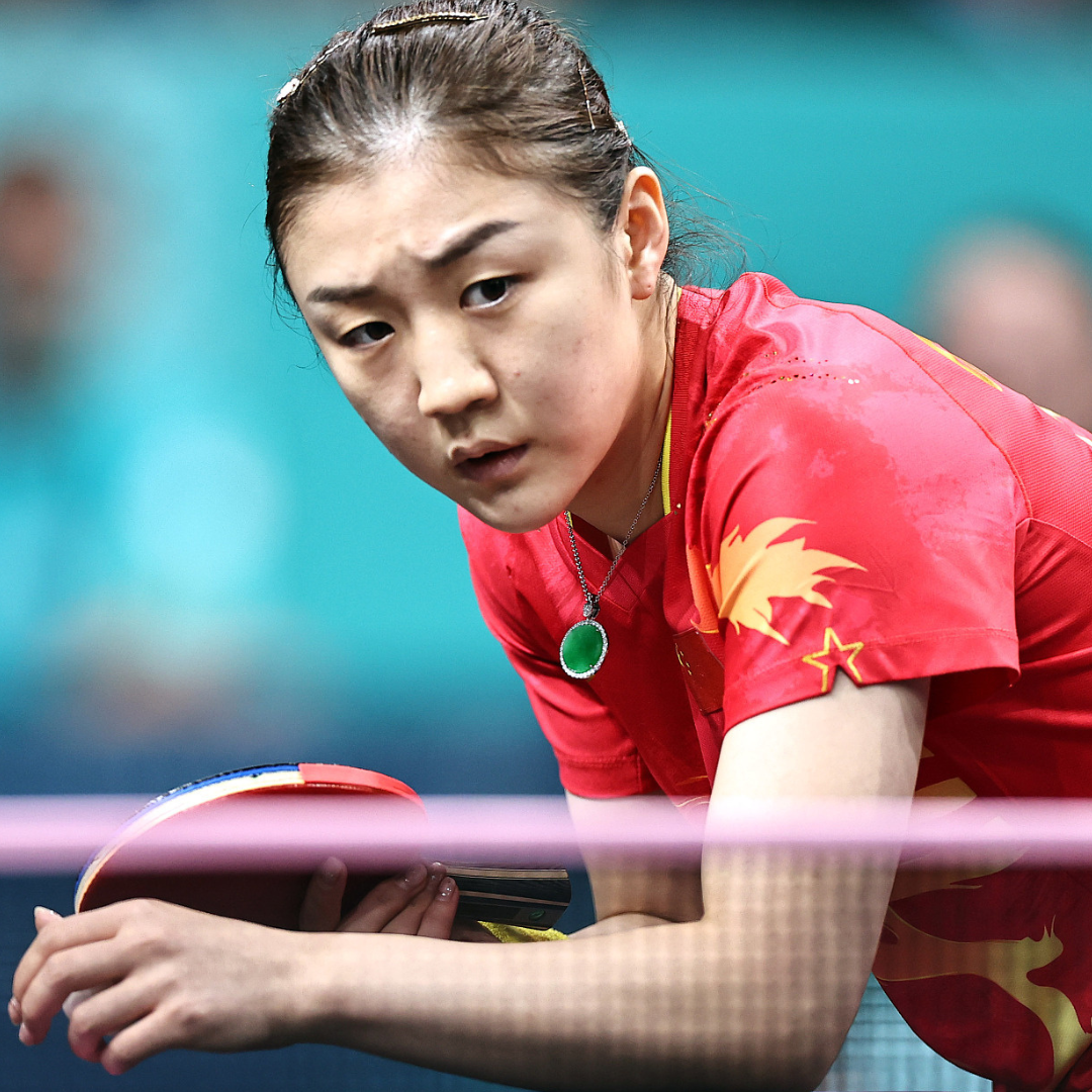 China's table tennis player Chen Meng is in competition. /CFP Photo