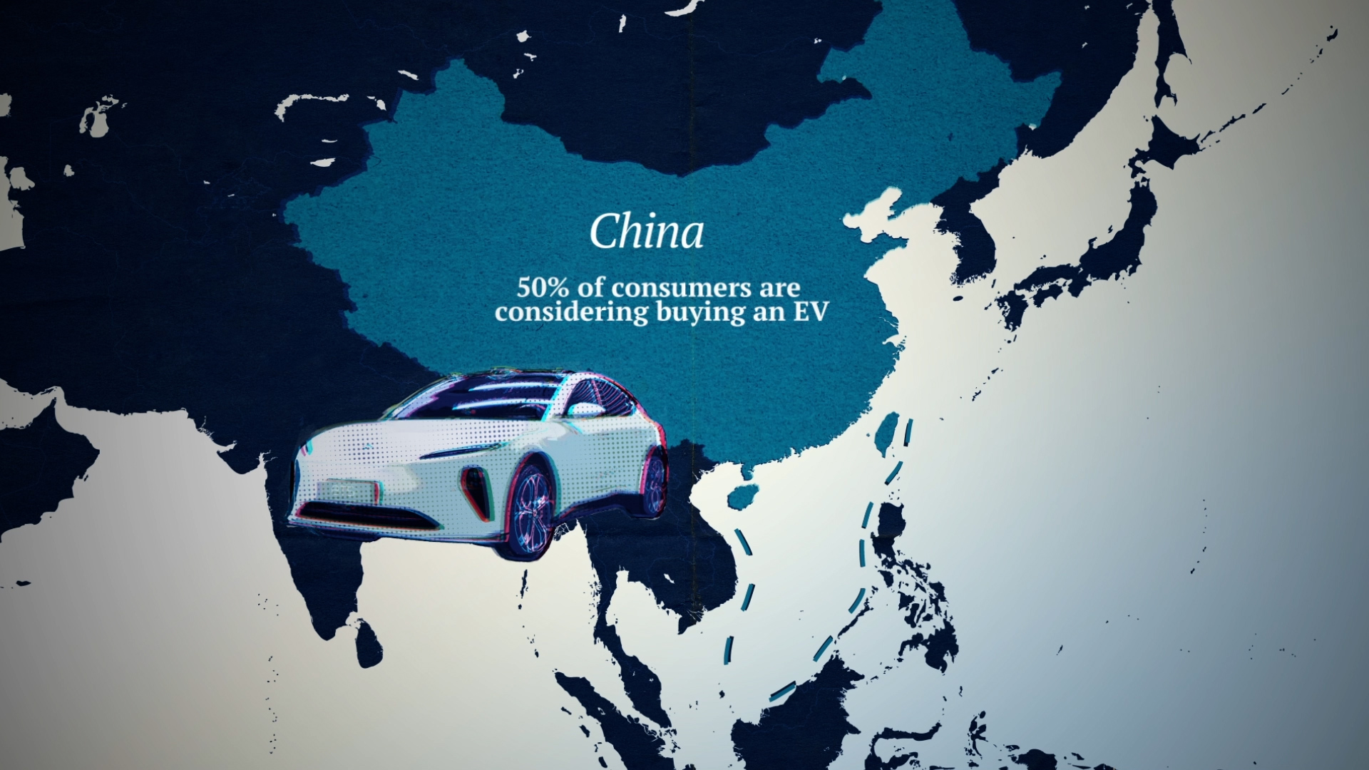 In China, over 50% of consumers are considering buying an EV as their next car. /CGTN