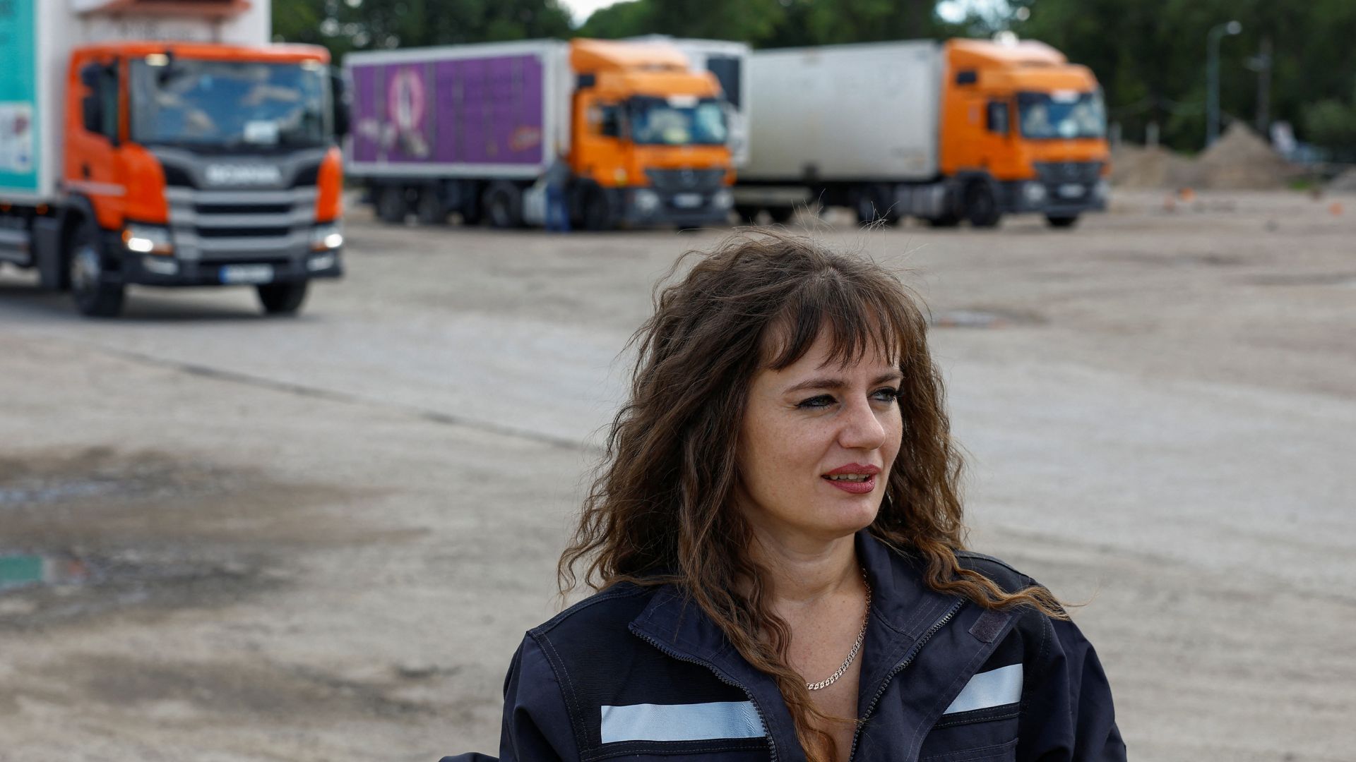 Liliia Shulha was fascinated with trucks as a child. /Valentyn Ogirenko/Reuters