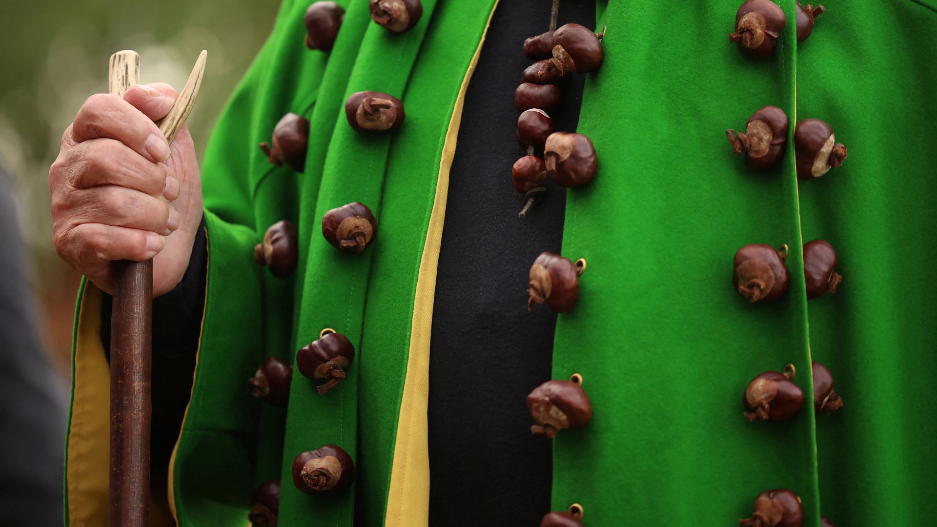 The event took place this year outside a pub in Southwick, Northamptonshire. /Phil Noble/Reuters