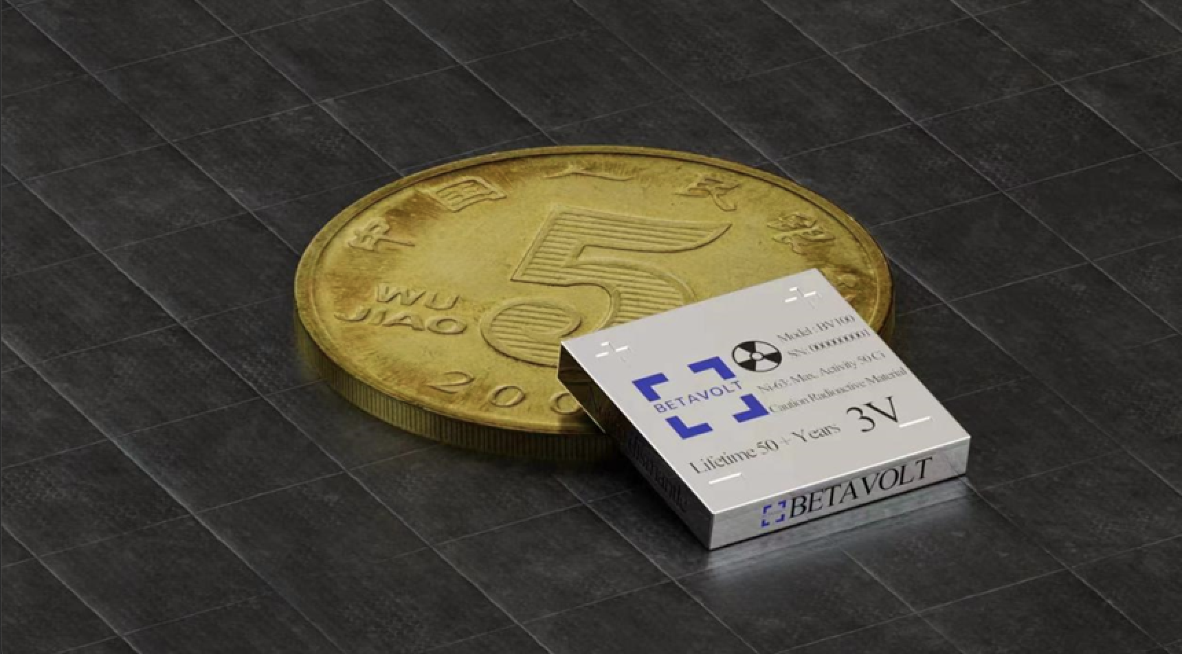 BetaVolt's battery is coin-sized. /BetaVolt