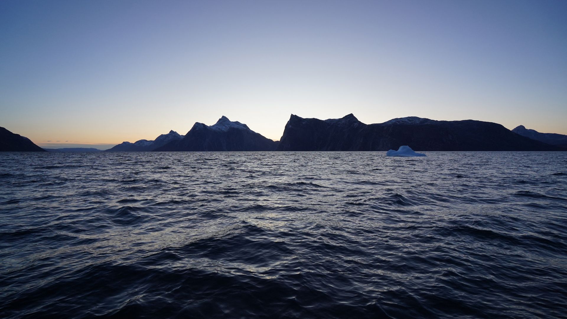 The fjord in Nuuk, Greenland. /James Brooks/AFP