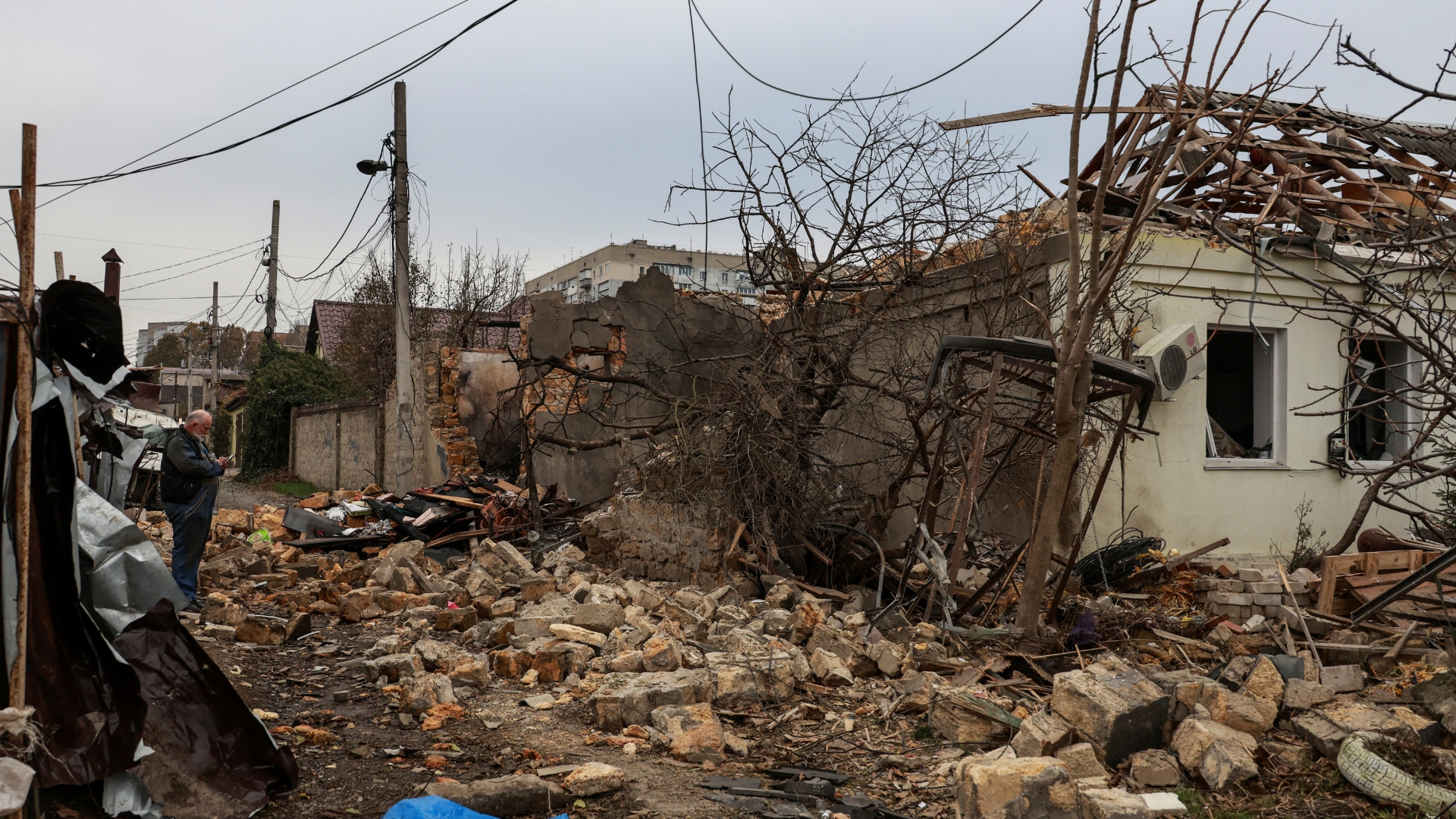 Odesa in Ukraine. The country was attacked by record number of Russian drones. /Nina Liashonok/Reuters