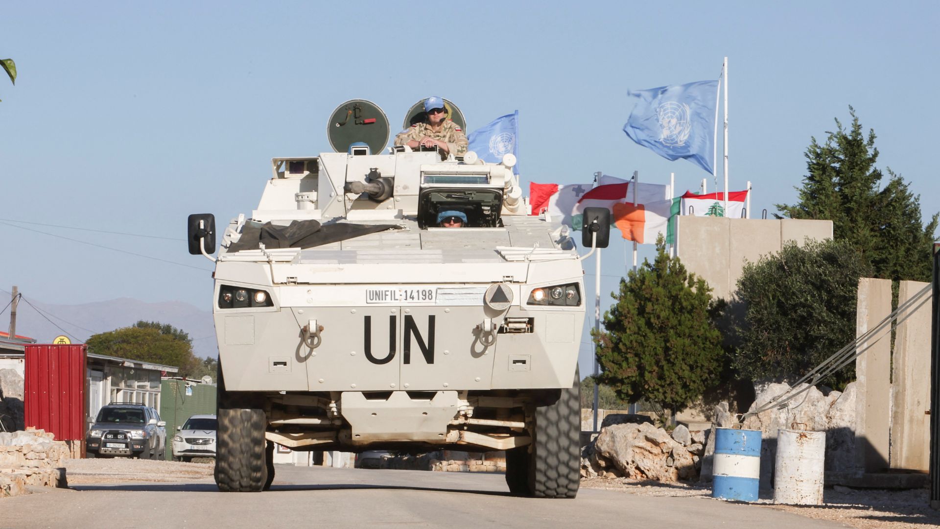 The United Nations Interim Force in Lebanon (UNIFIL) said that an artillery shell hit its West Sector headquarters in Southern Lebanon's Shama. /Reuters