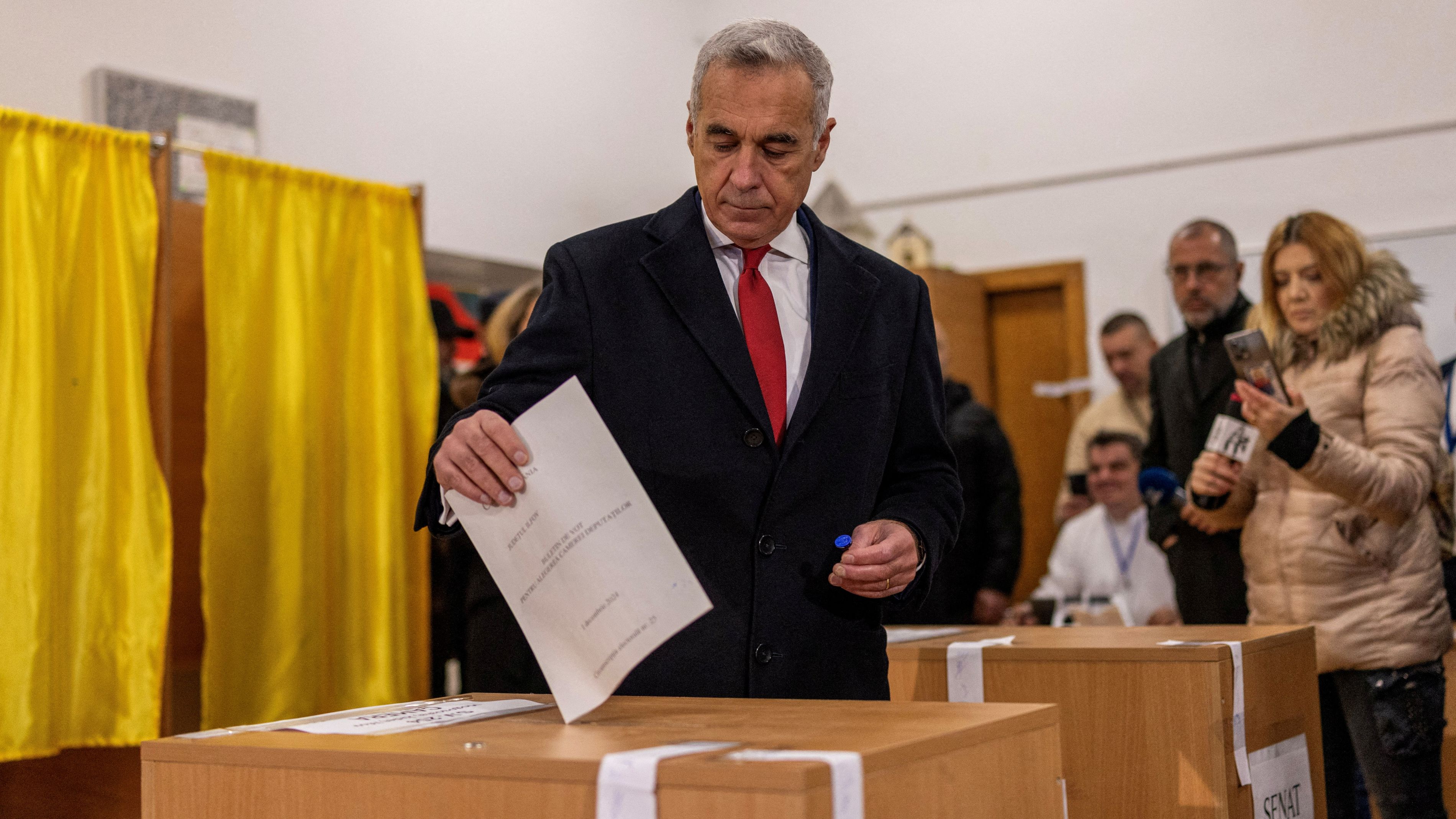 Independent far-right candidate Calin Georgescu will be involved in next week's presidential run-off. /Alkis Konstantinidis/Reuters