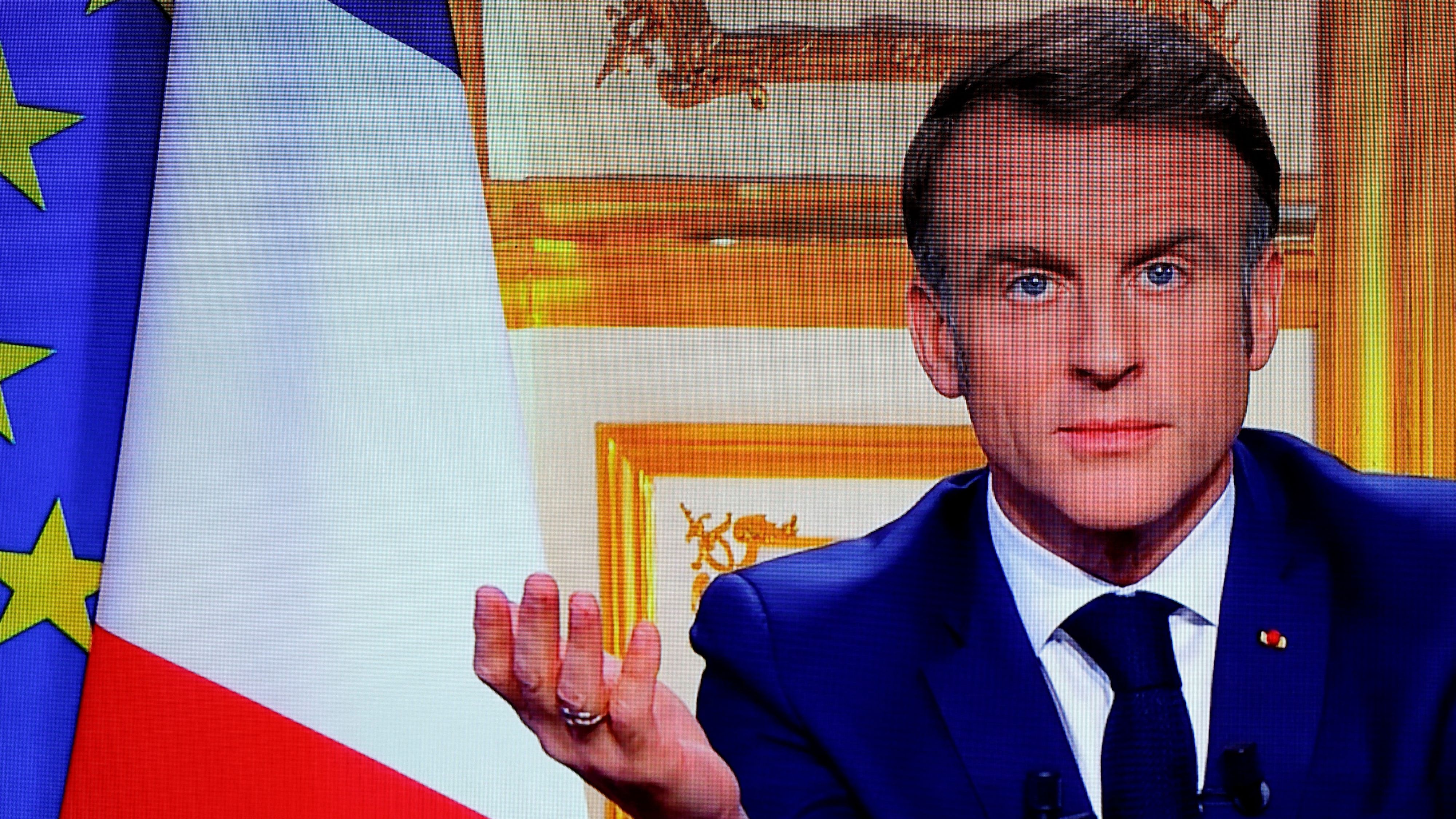 Over 17 million people watched Macron's TV address on Thursday night. /Christian Hartmann/Reuters