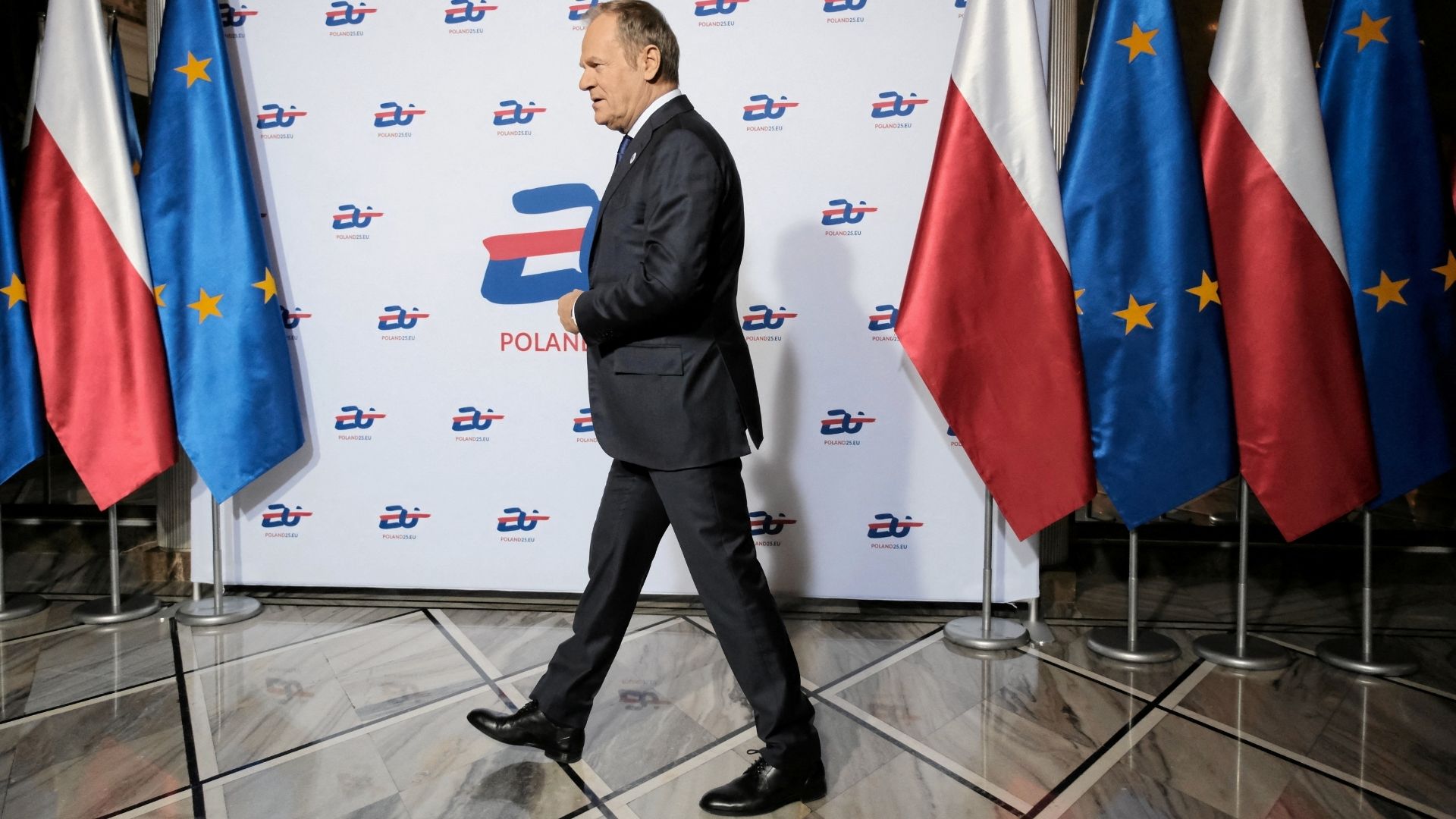 Polish PM Donald Tusk attends a gala to mark his country's presidency of the EU Council. But what problems has he walked into? /Slawomir Kaminski/Agencja Wyborcza.pl via Reuters
