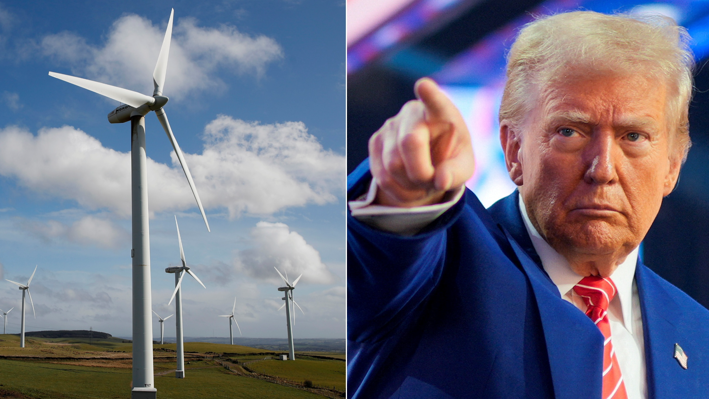 UK's energy policies have come under fire from Donald Trump. /Matthew Childs and Cheney Orr/Reuters