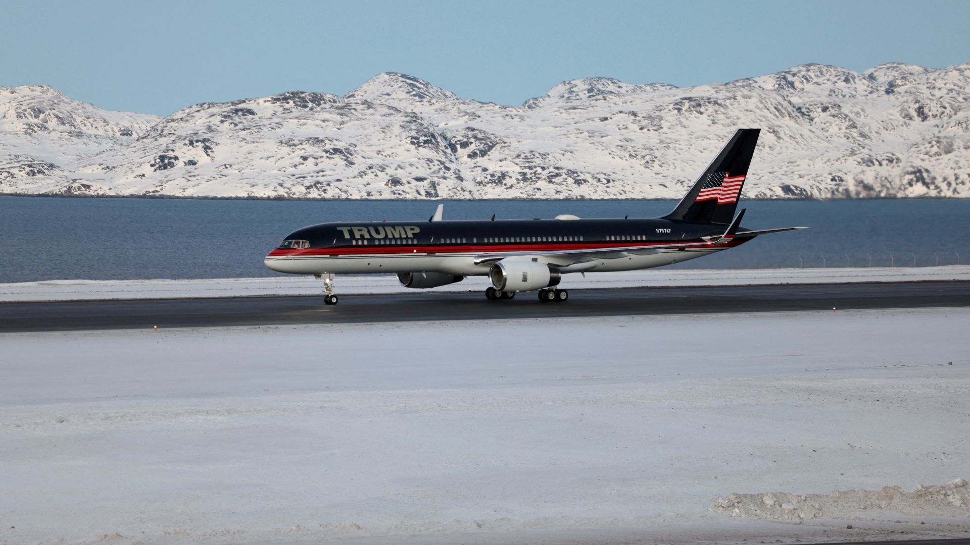 Donald Trump's eldest son Donald Jr. visited Greenland capital Nuuk on Tuesday. /Emil Stach/Ritzau Scanpix/Reuters
