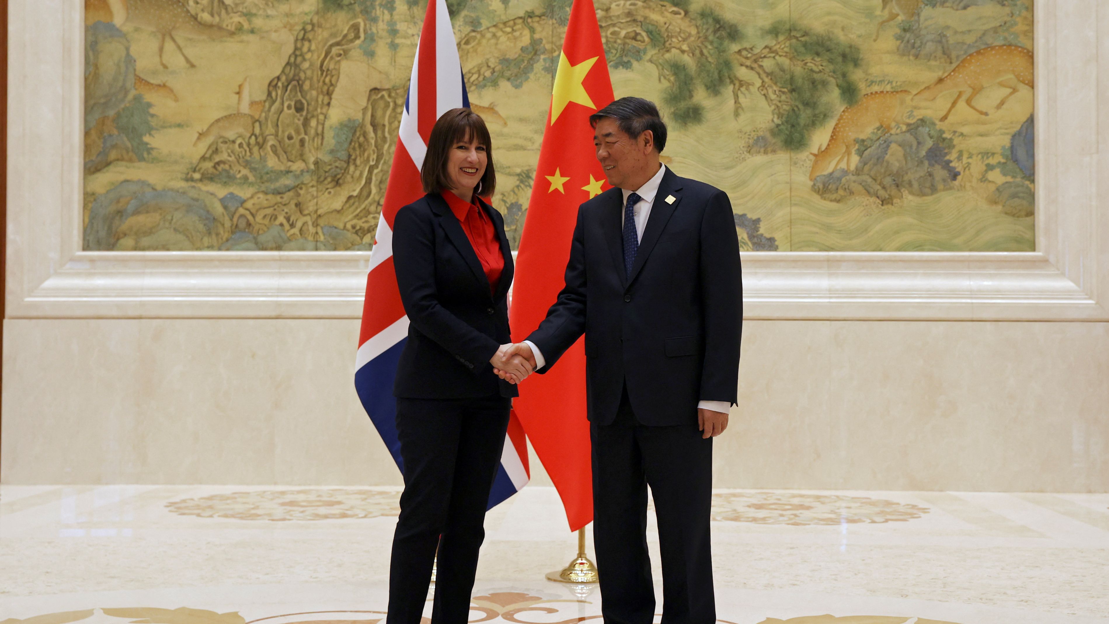 UK chancellor Rachel Reeves will be hoping to boost trade with China following her recent trip to Beijing. /Florence Lo/Reuters