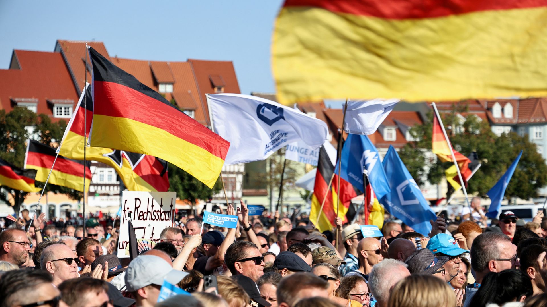 AfD supporters are among the most optimistic European citizens about U.S. relations since Trump's election. /Karina Hessland/Reuters
