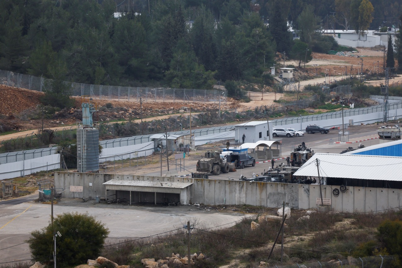A general view of the Israeli military prison, Ofer, on the day Israel releases Palestinian prisoners as part of a hostages-prisoners swap and a ceasefire deal in Gaza between Hamas and Israel, near Ramallah, in the Israeli-occupied West Bank February 22, 2025. REUTERS