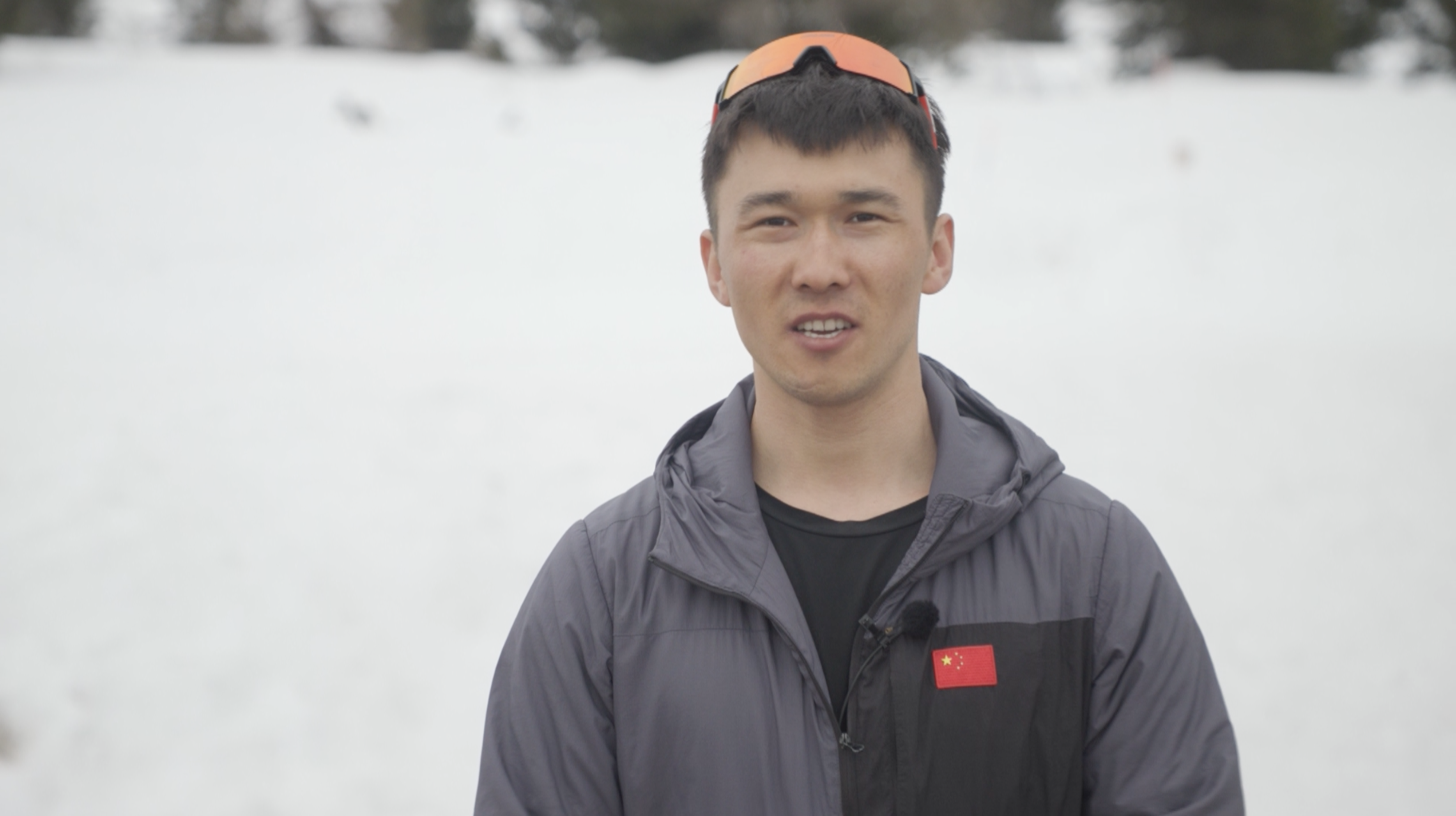 Ski-mountaineer Yisimaer Tuohetaeraili, from the Xinjiang autonomous region, dreams of representing China at the Olympics. /CGTN