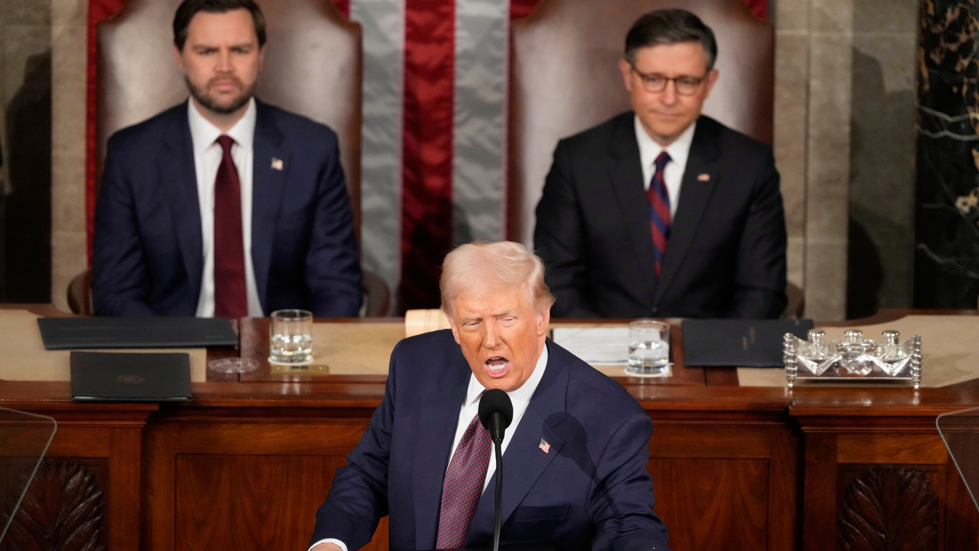 Donald Trump marked 100 days in office on April 30. /AP
