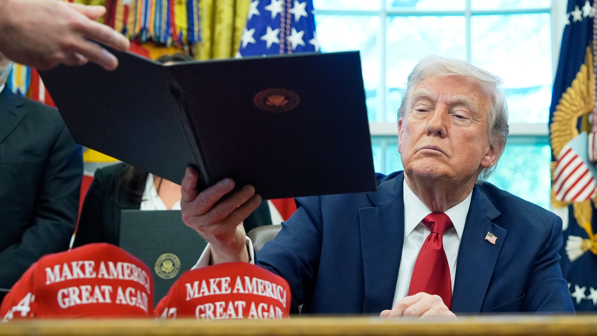 Trump has said that the American economy should be made in America. /AP
