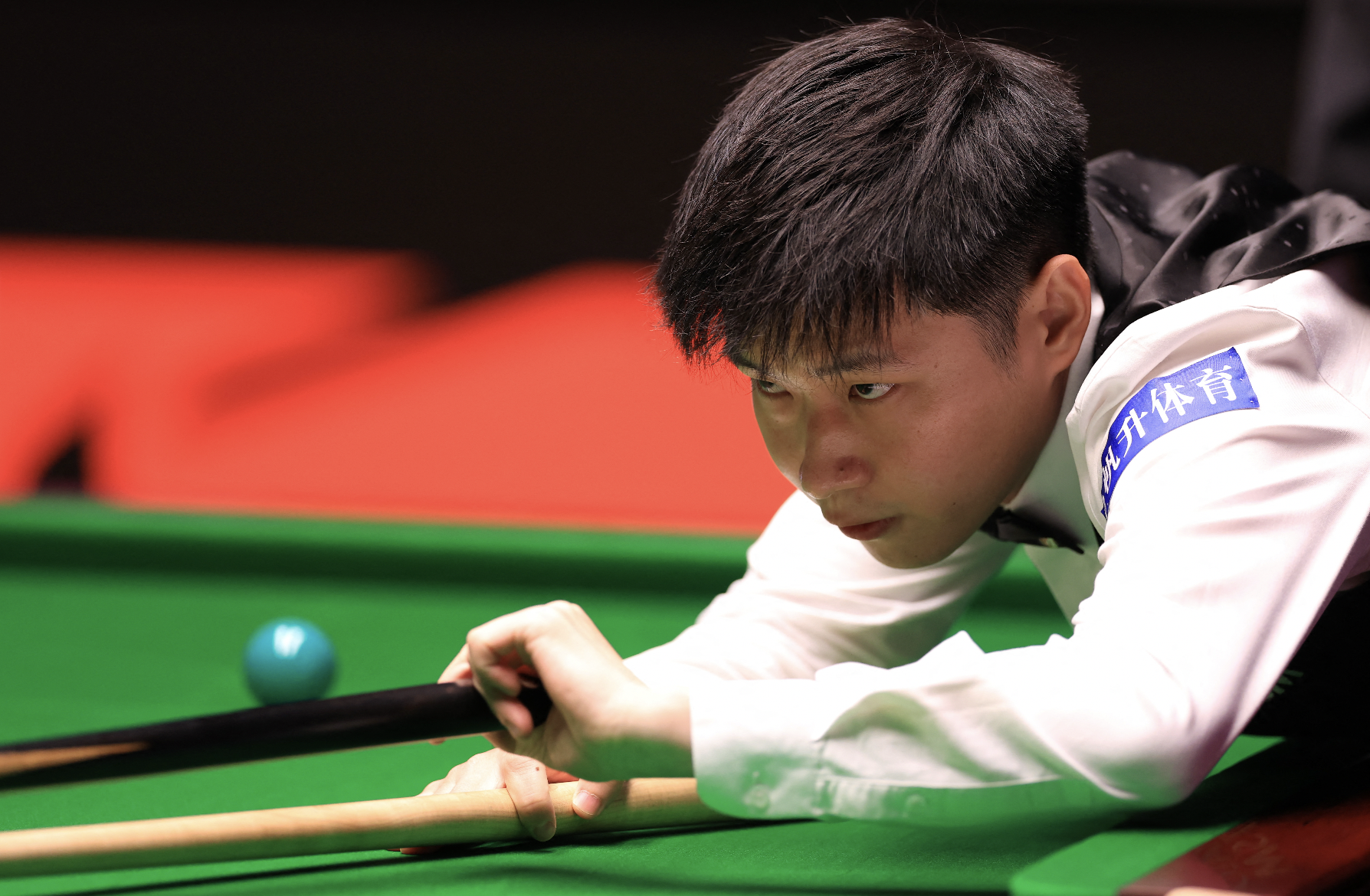 2025 China's Zhao Xintong in action during his semi final win against England's Ronnie O'Sullivan /Andrew Boyers/Action Images via Reuters

