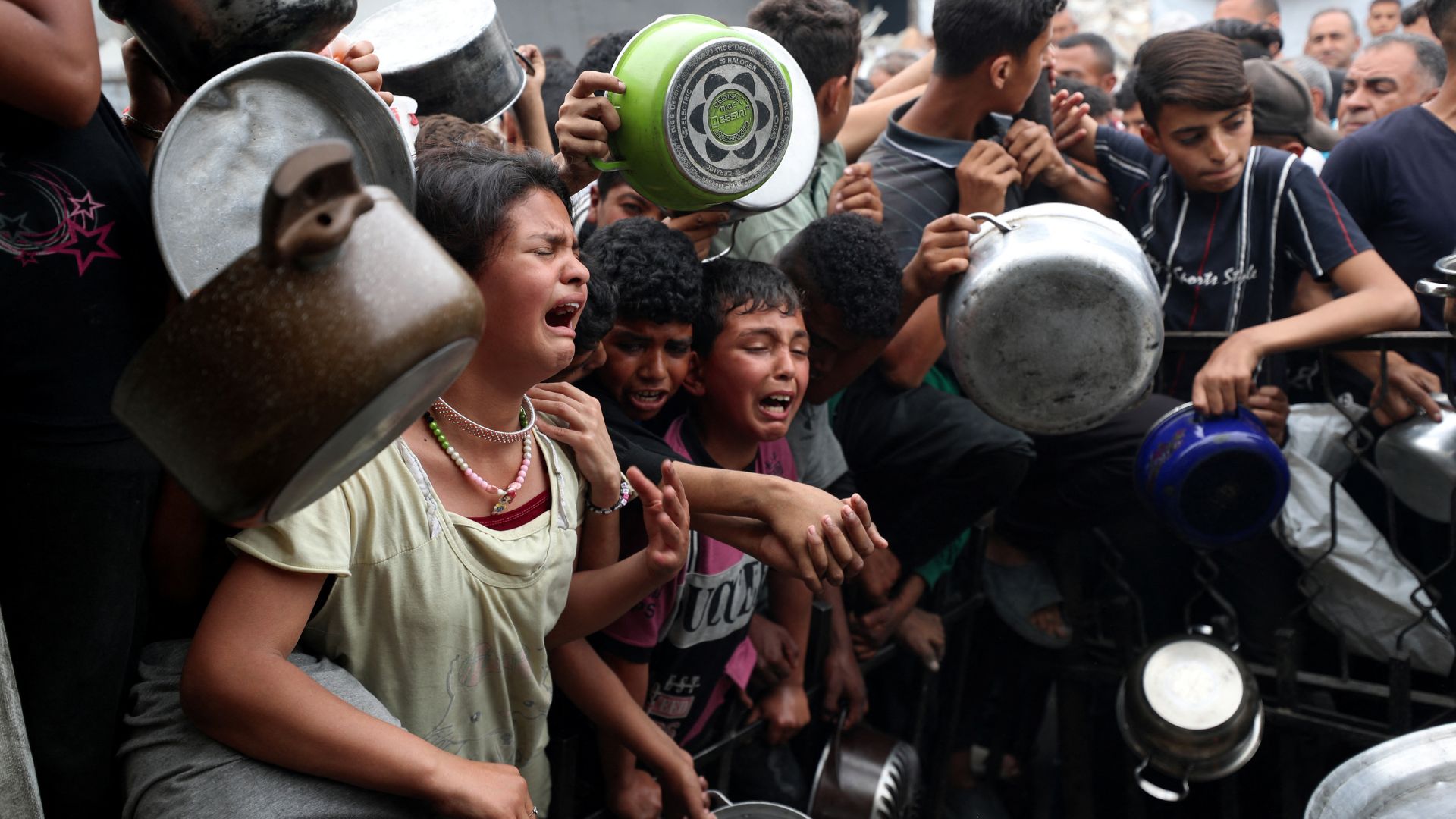 Gaza says 290,000 'on brink of starvation' as Israeli airport attacked