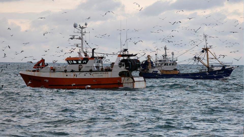 French trawlers like this will have access to UK waters until 2038. /Pascal Rossignol/Reuters