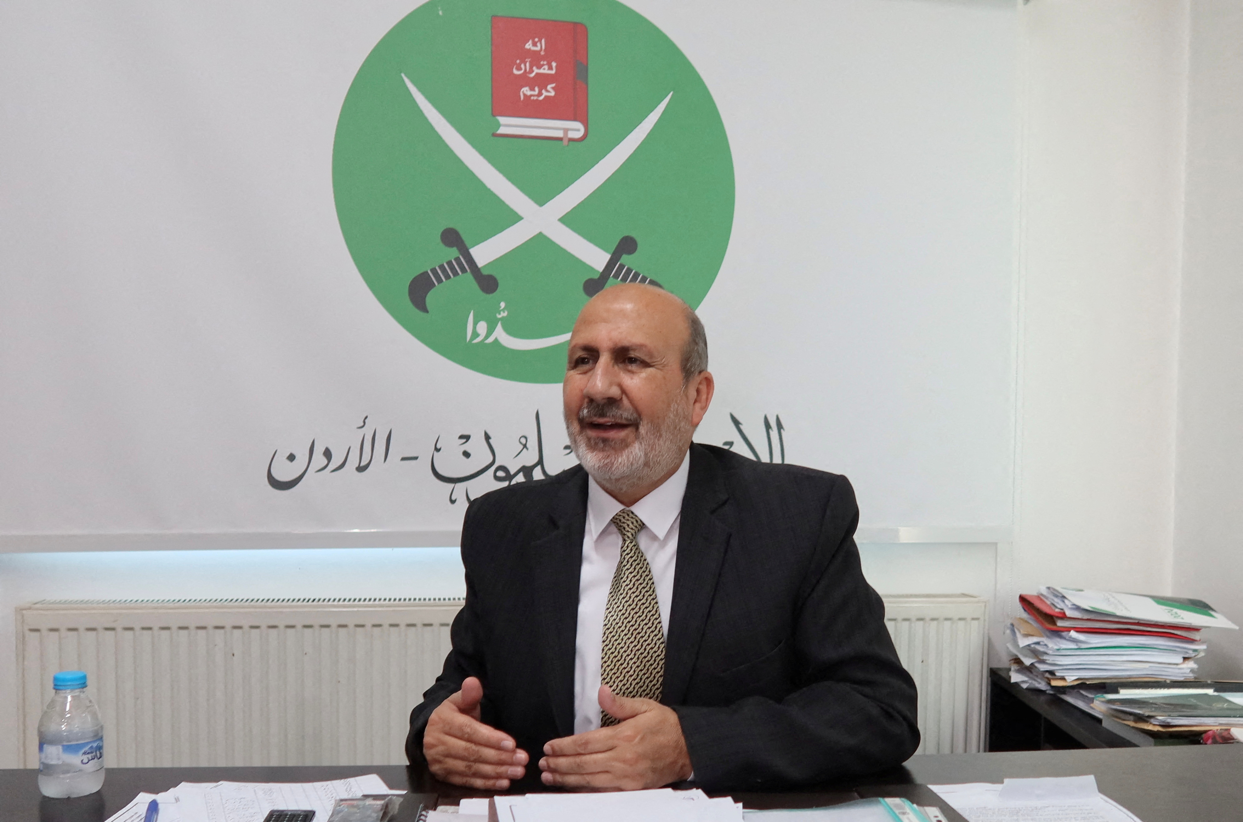 Murad Adailah, head of Jordan's prohibited Muslim Brotherhood. /Jehad Shelbak/Reuters
