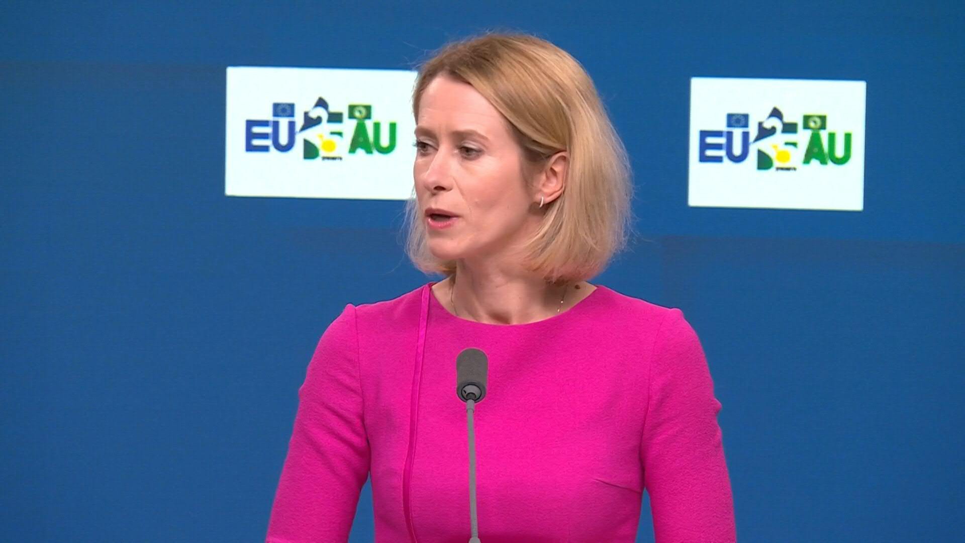 EU's Kallas said any threats on diplomat lives are 'unacceptable'. /Brussels/ AFP
