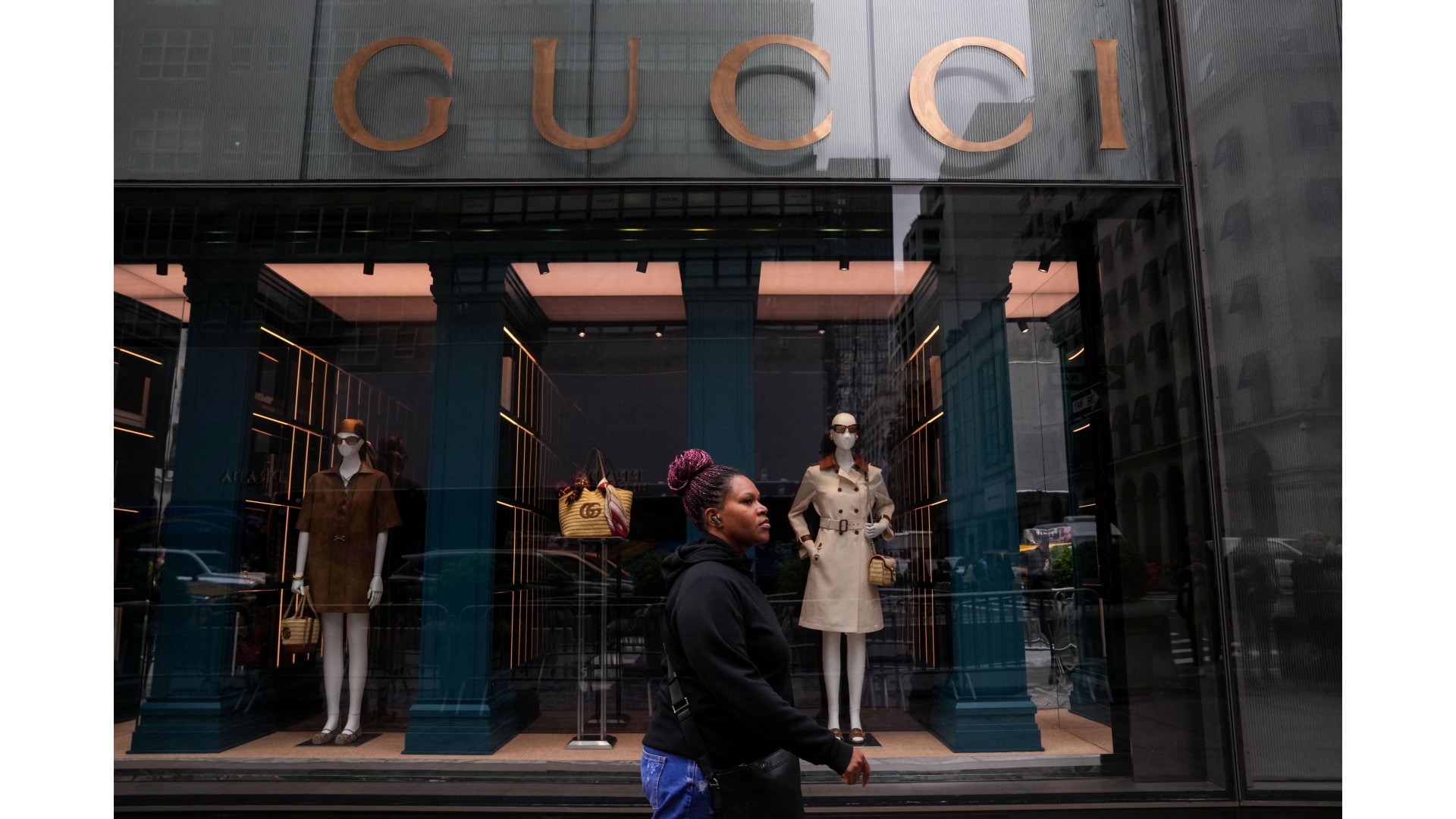 European fashion stores in New York as Trump threatens tariffs on trade with the European Union. /Adam Gray/Reuters