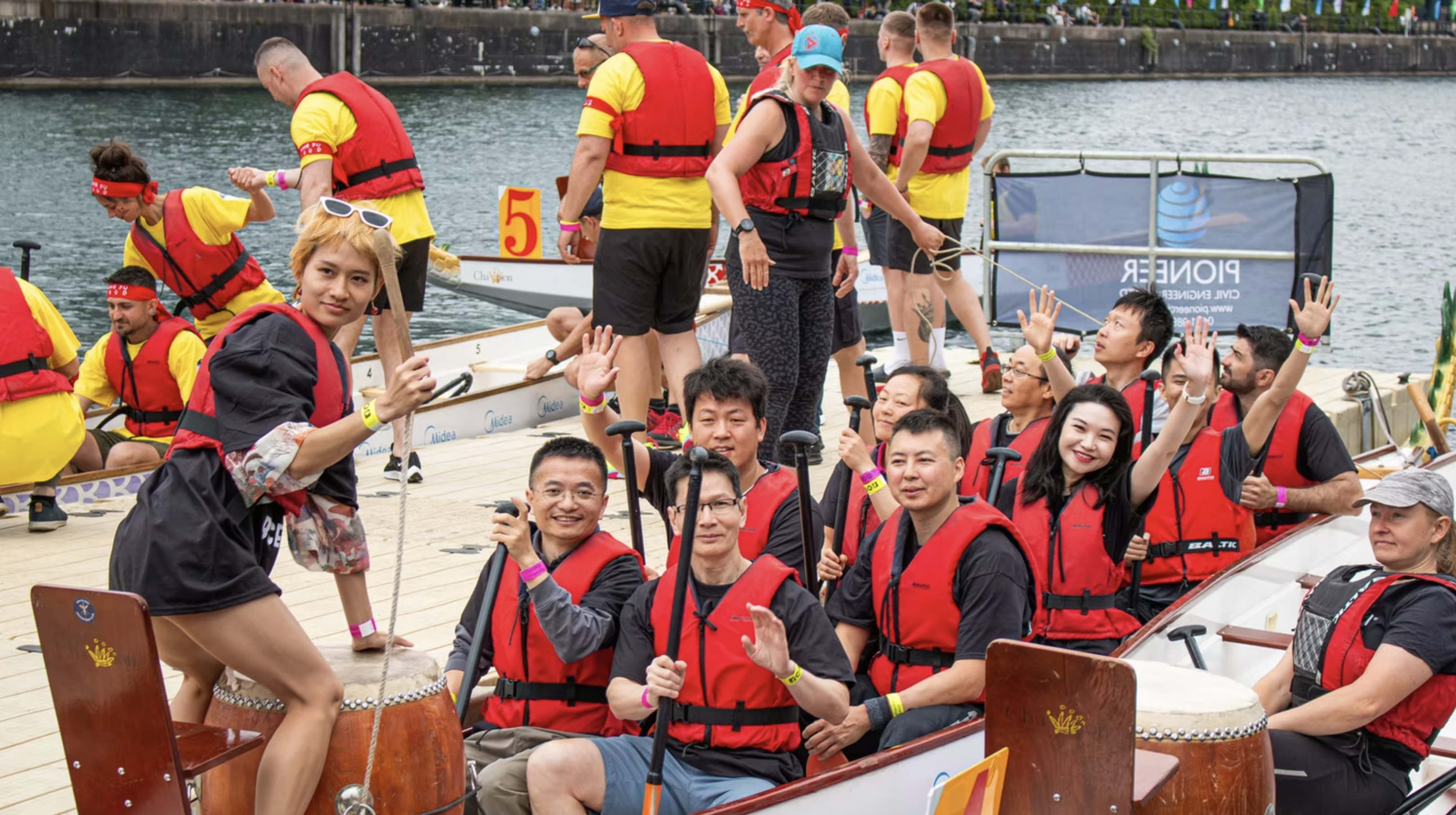 Thousands Flock to Europe's Largest Dragon Boat Race in Salford