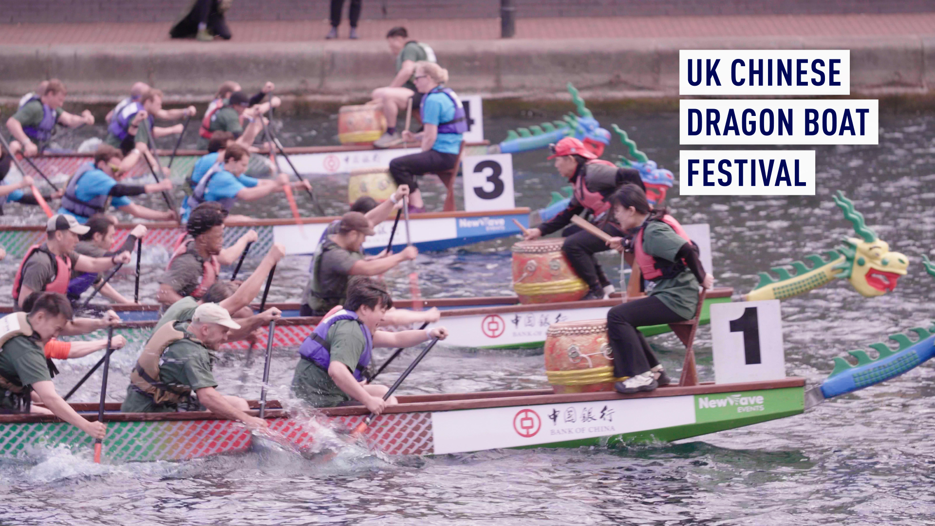 Thousands flock to Europe's largest dragon boat race in Salford