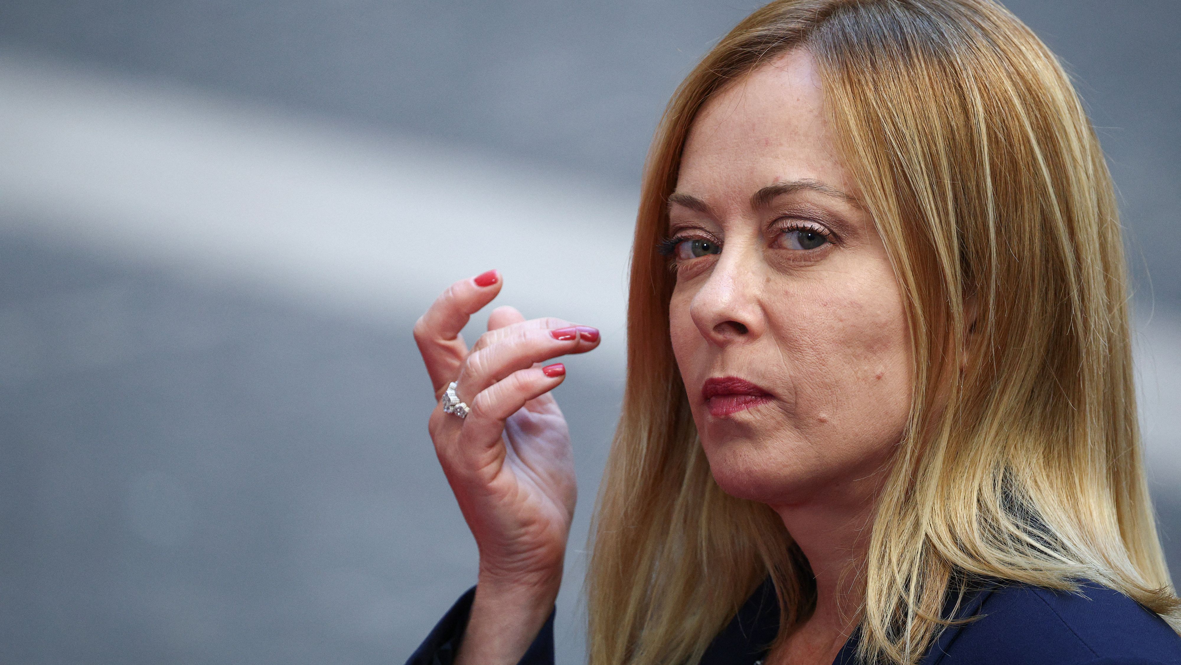 Italian Prime Minister Giorgia Meloni and her government are opposed to the proposed law changes. /Guglielmo Mangiapane/Reuters
