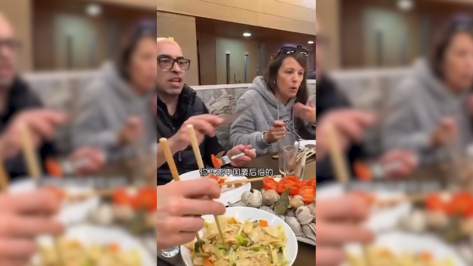 Ting and his friends in Barcelona sit around a table trying different lesser-known Chinese dishes every day. /Chen Ting