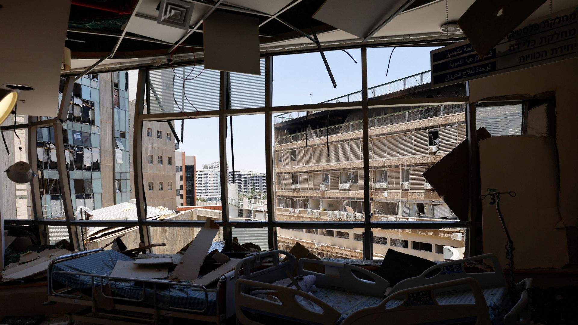 Israel attacks Iranian nuclear sites, missile damages Israeli hospital