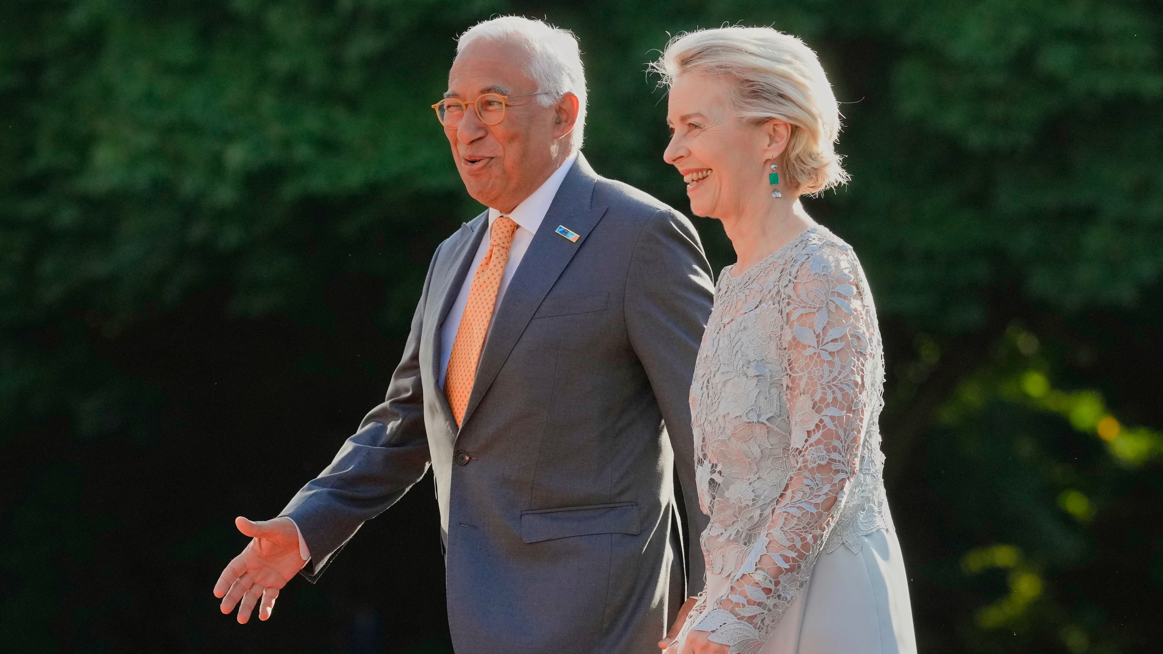 European Council President Antonio Costa and European Commission President Ursula von der Leyen are expected to visit China for the China-EU Summit in July. /Markus Schreiber/AP