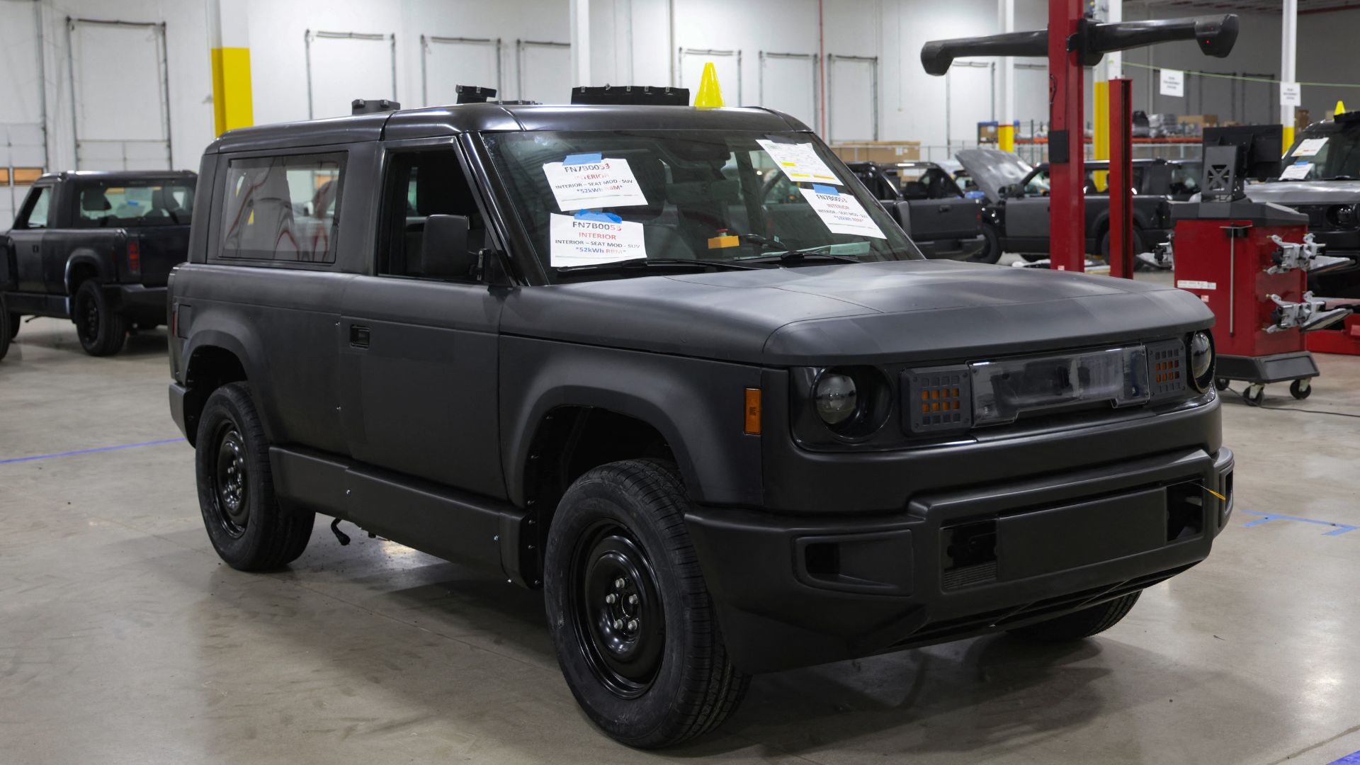 A test electric SUV in the startup's beta production facility in Orion Township, Michigan, U.S. /Rebecca Cook/Reuters/Recent