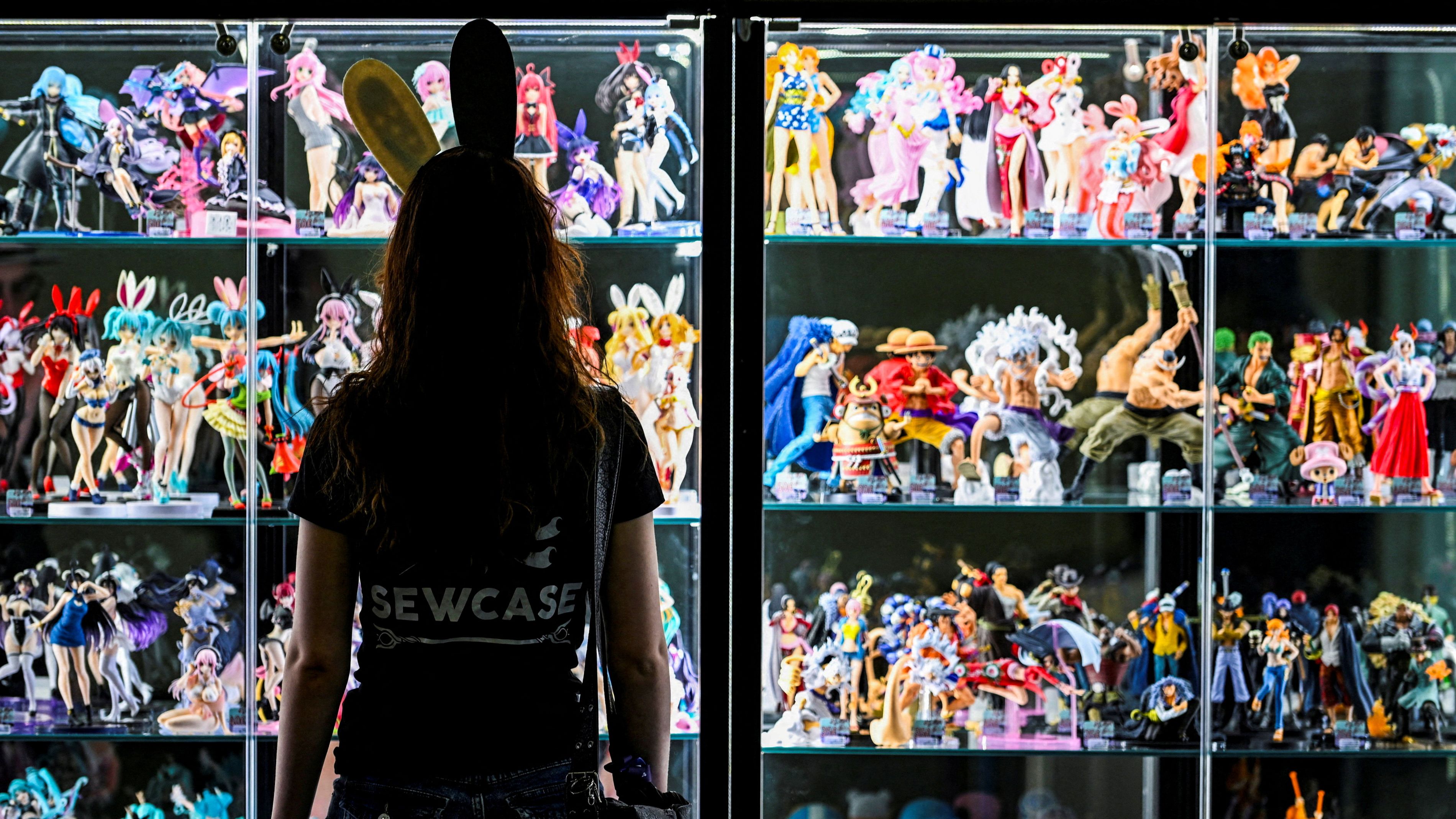 A full selection of merchandise on offer at Gamescom. /Jana Rodenbusch/Reuters